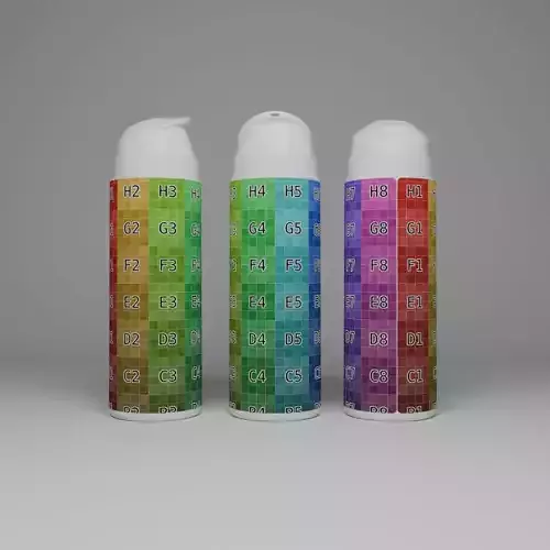 plastic cosmetic bottle