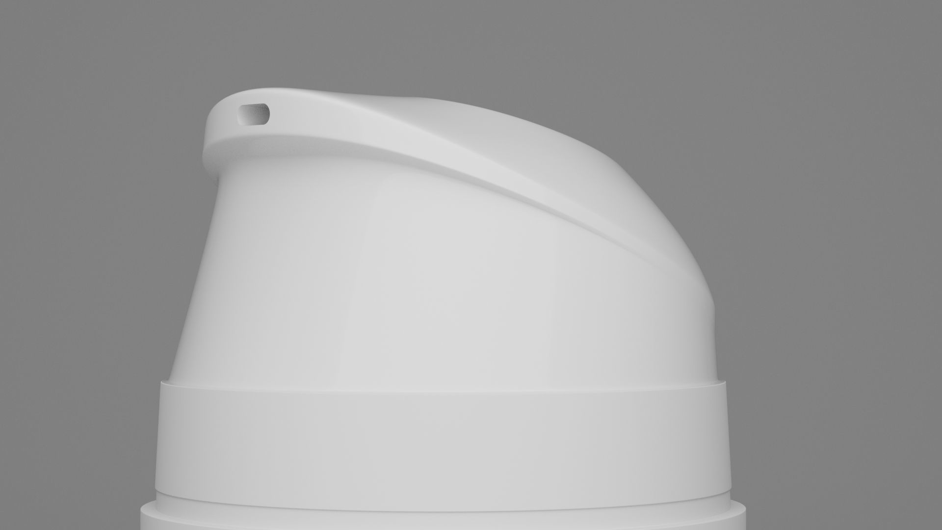 plastic cosmetic bottle 3D model_2