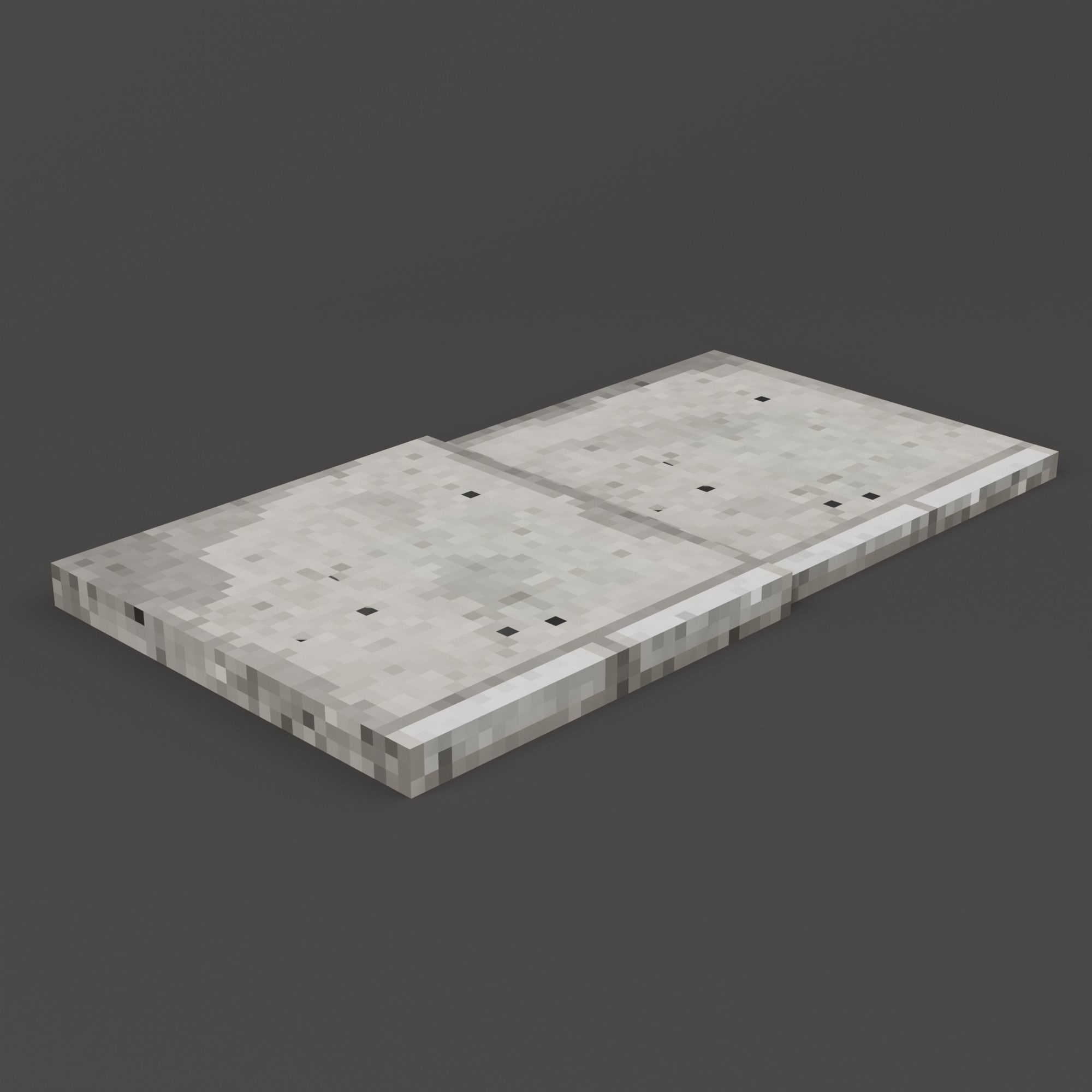 Walkside - PBR Pixel Art - PSX Retro Style Low-poly 3D model_2