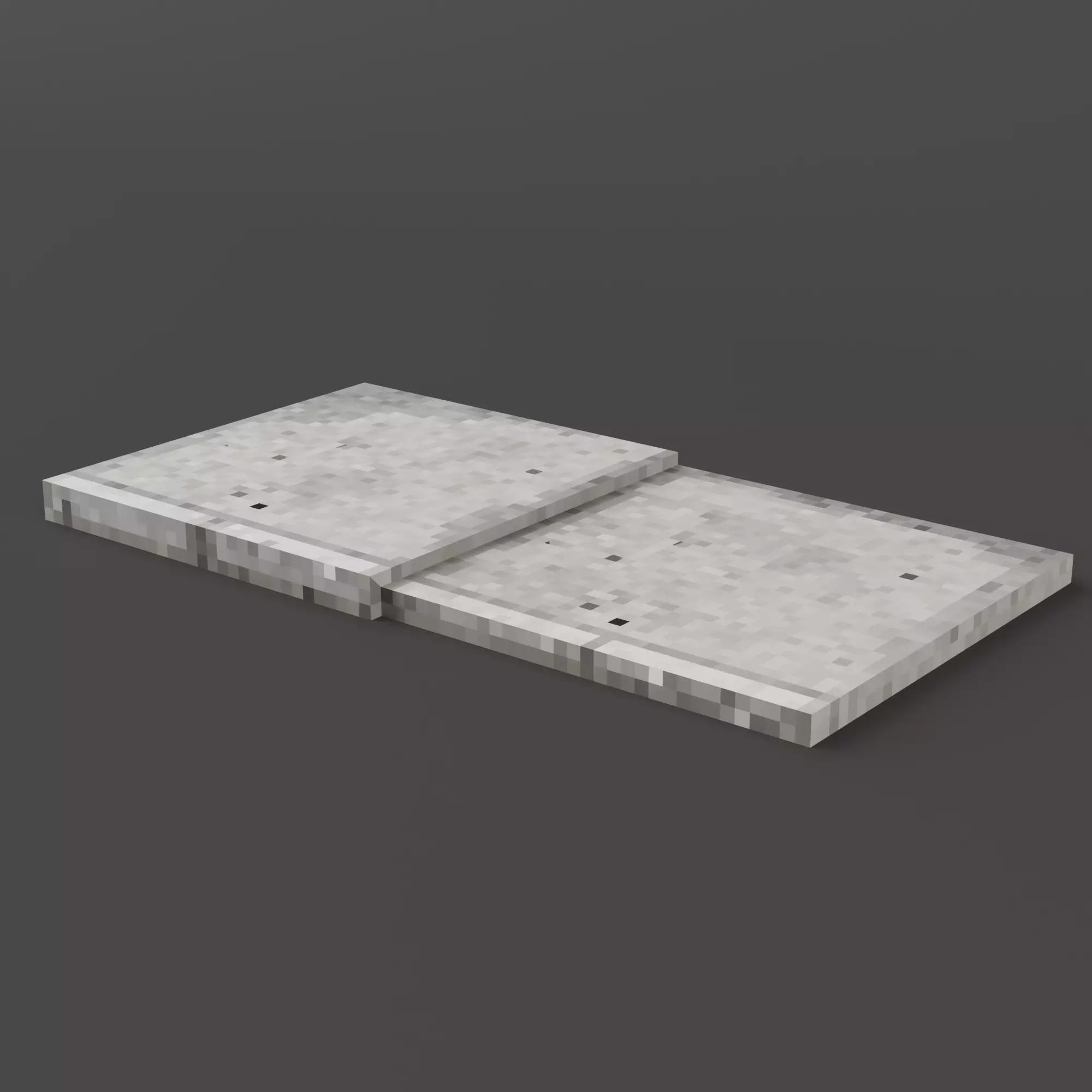 Walkside - PBR Pixel Art - PSX Retro Style Low-poly 3D model_0