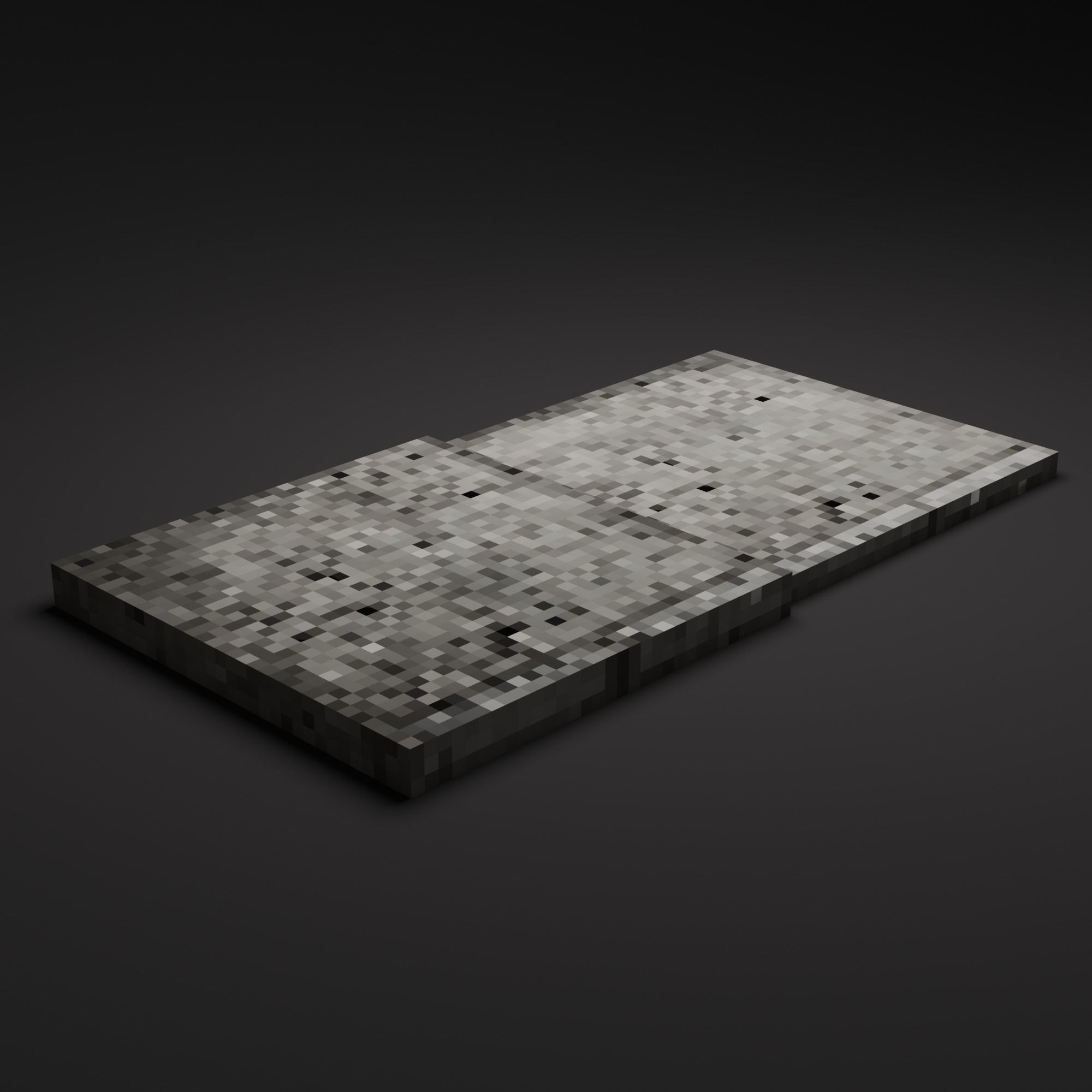 Walkside - PBR Pixel Art - PSX Retro Style Low-poly 3D model_5