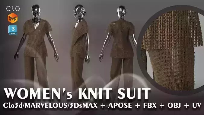 WOMEN KNIT SUIT