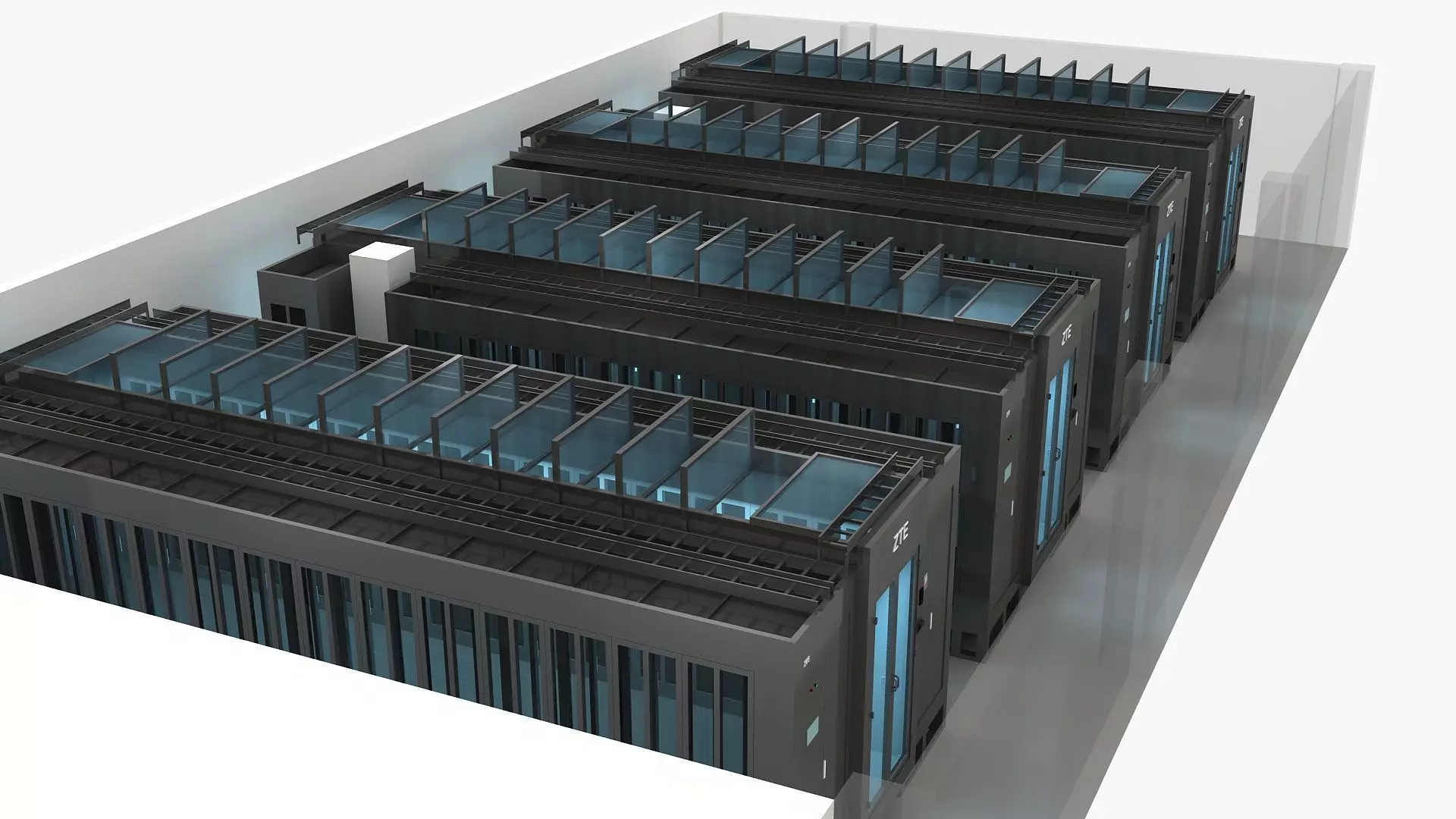 Server Rack 3D model_0