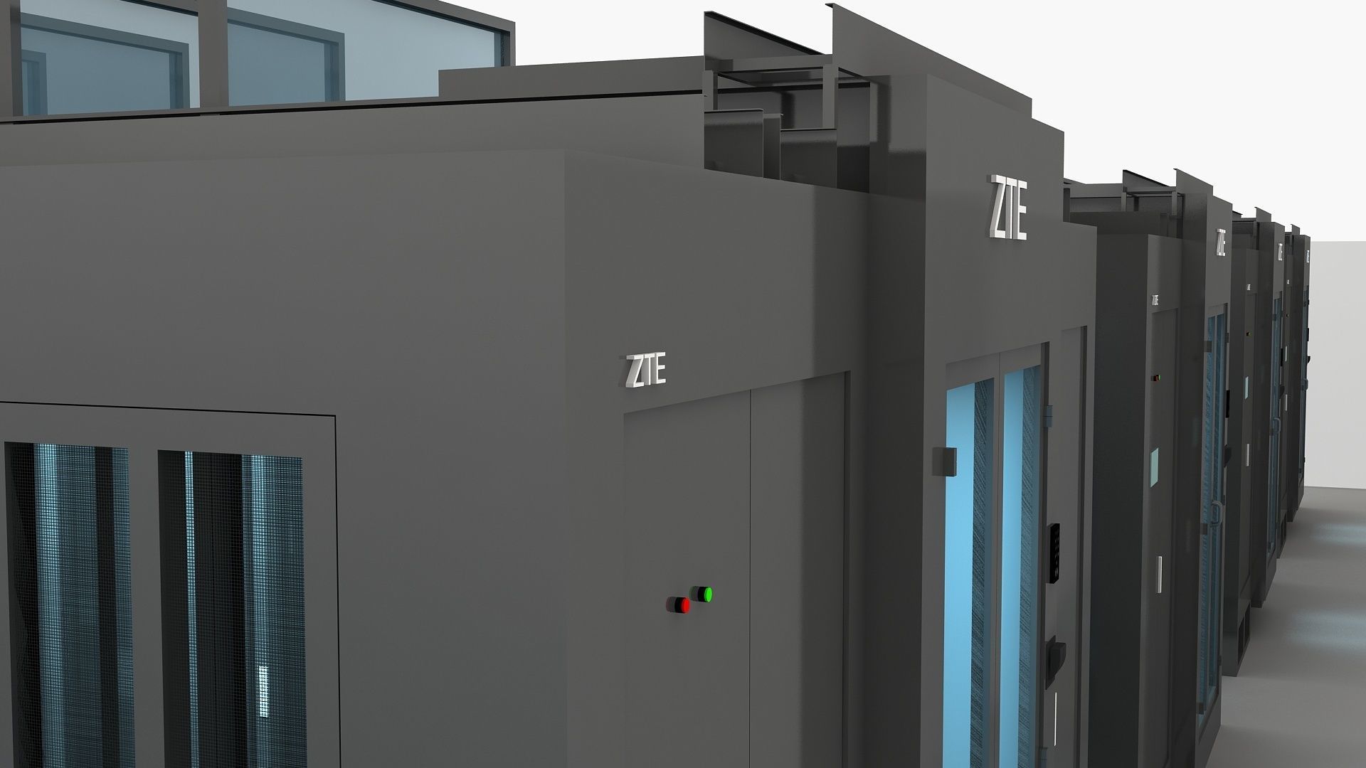 Server Rack 3D model_2
