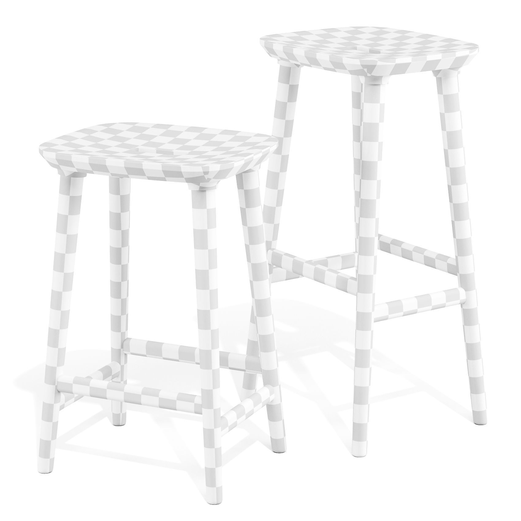 Zeitraum VNA - Bar and Counter Stool 3D model_5