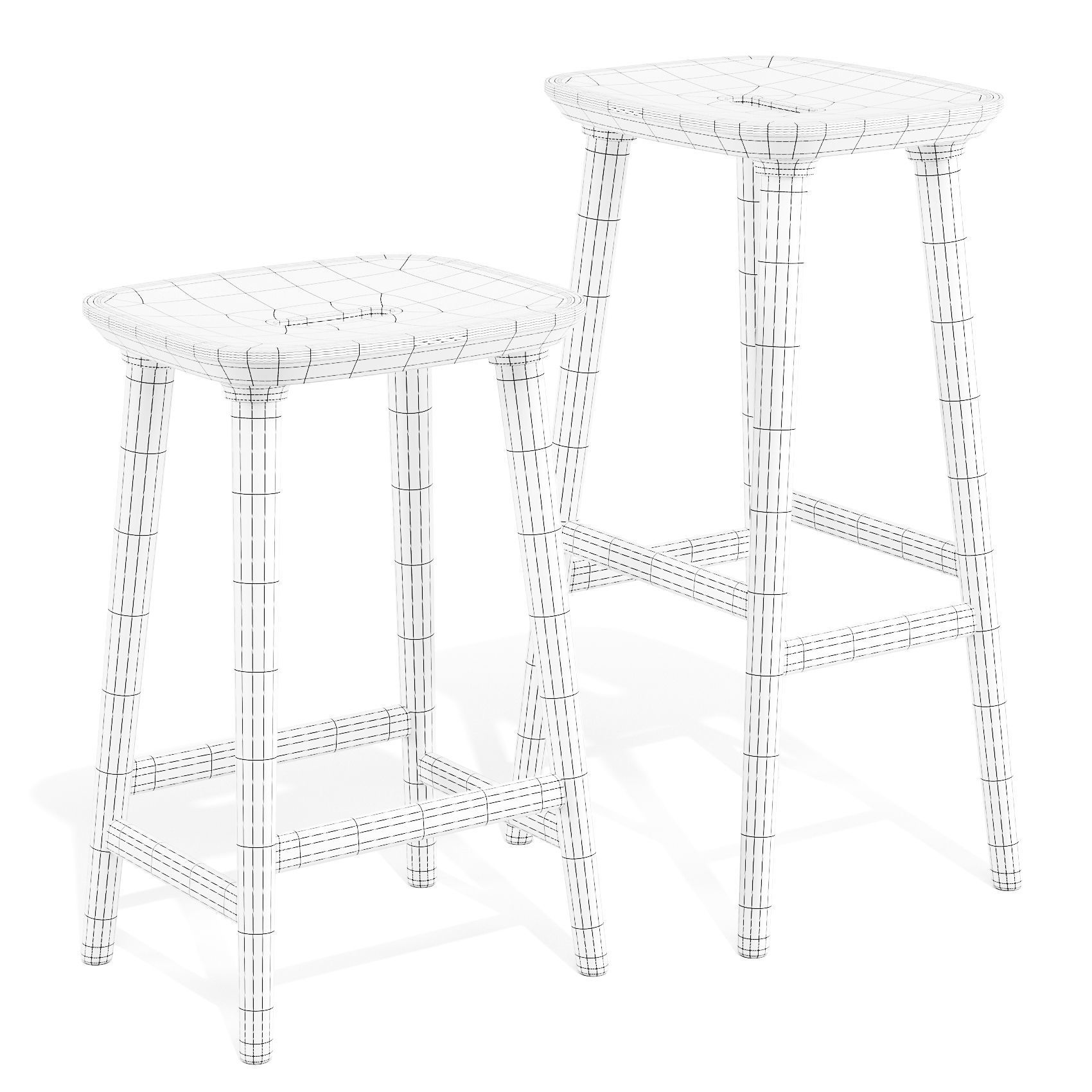 Zeitraum VNA - Bar and Counter Stool 3D model_6