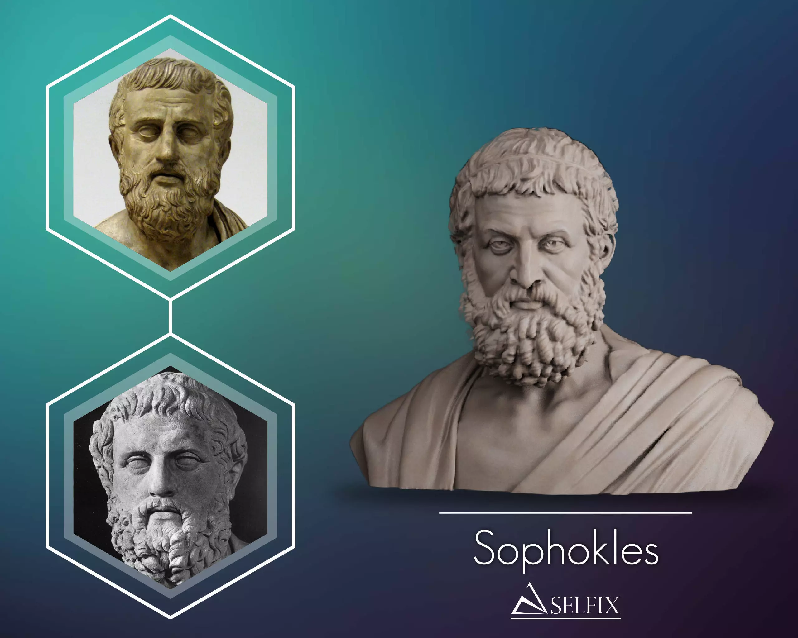 Sophocles bust 3D print model