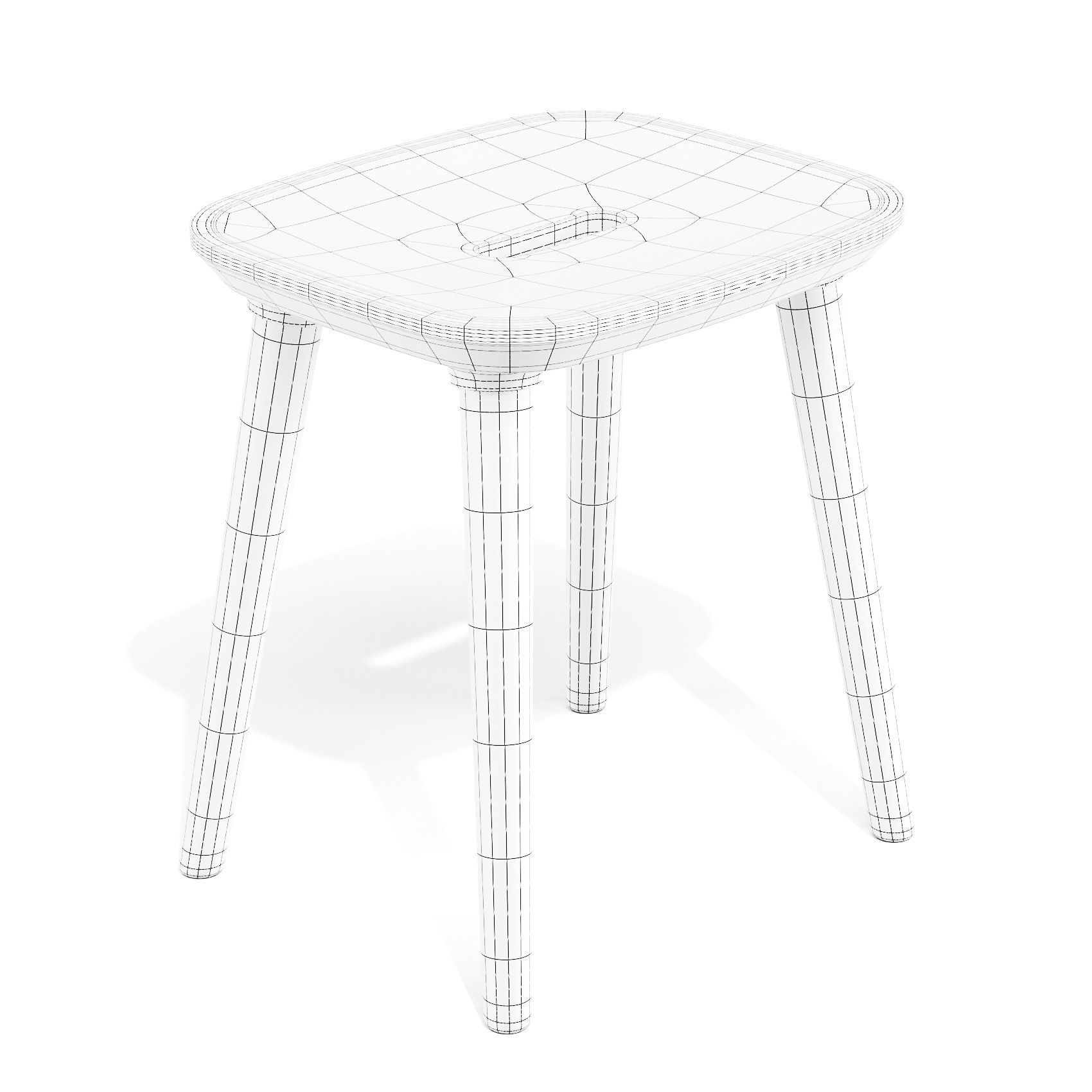 Zeitraum VNA - Dining Stool 3D model_6