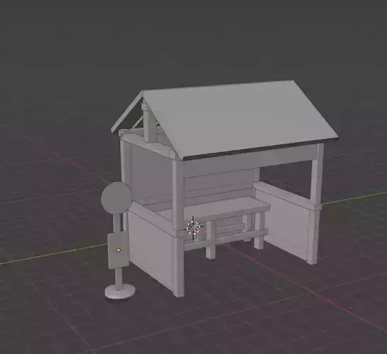 japanese traditional busstop