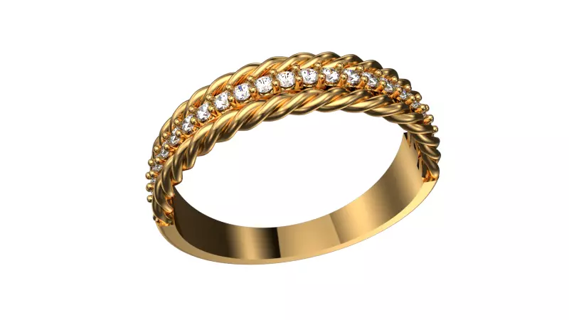 engagement ring Free 3D print model