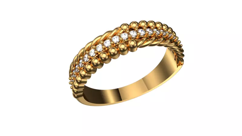 engagement ring Free 3D print model