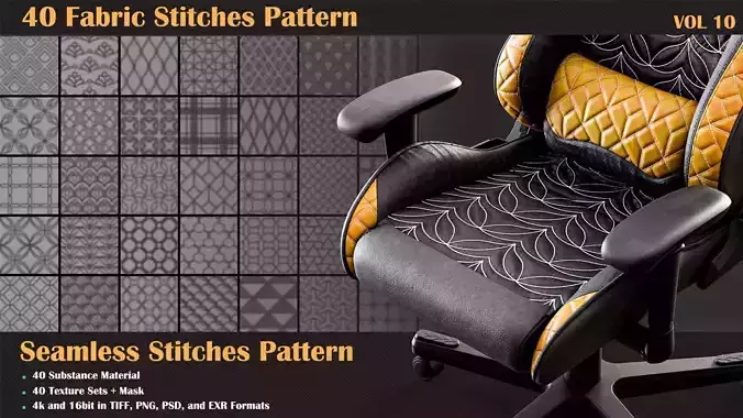40 Stitches Patterns - VOL 10  