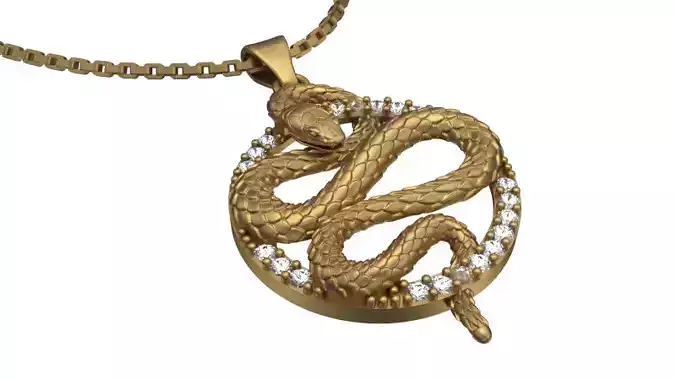 snake pendant