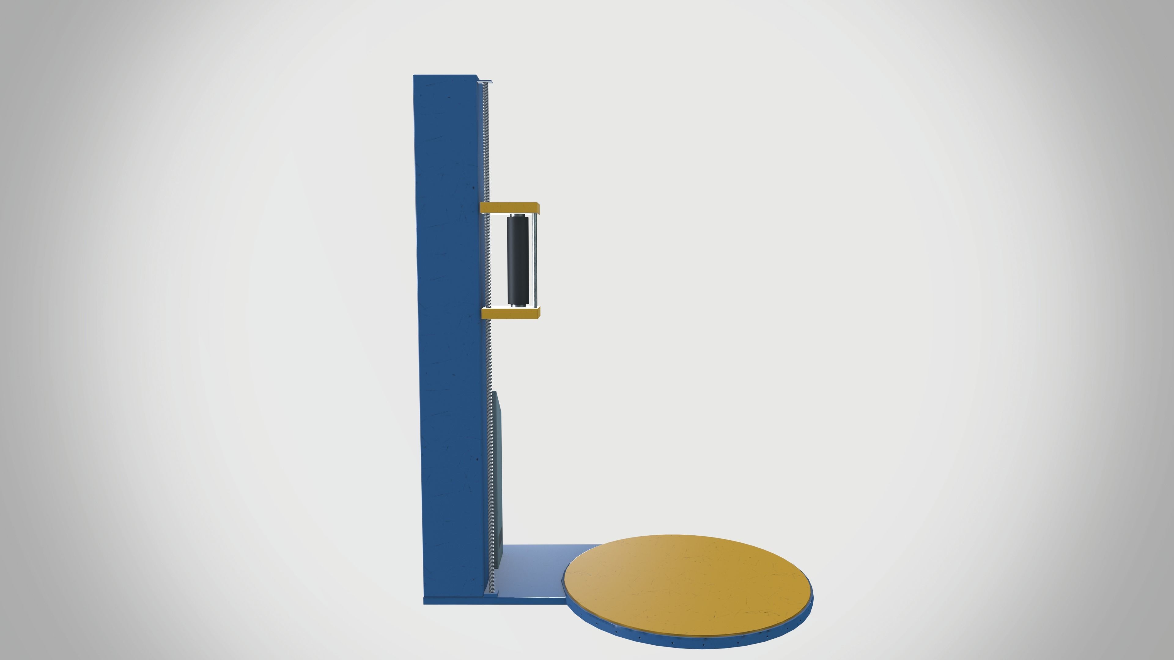 Plastic Wrapping Machine Low-poly 3D model_3