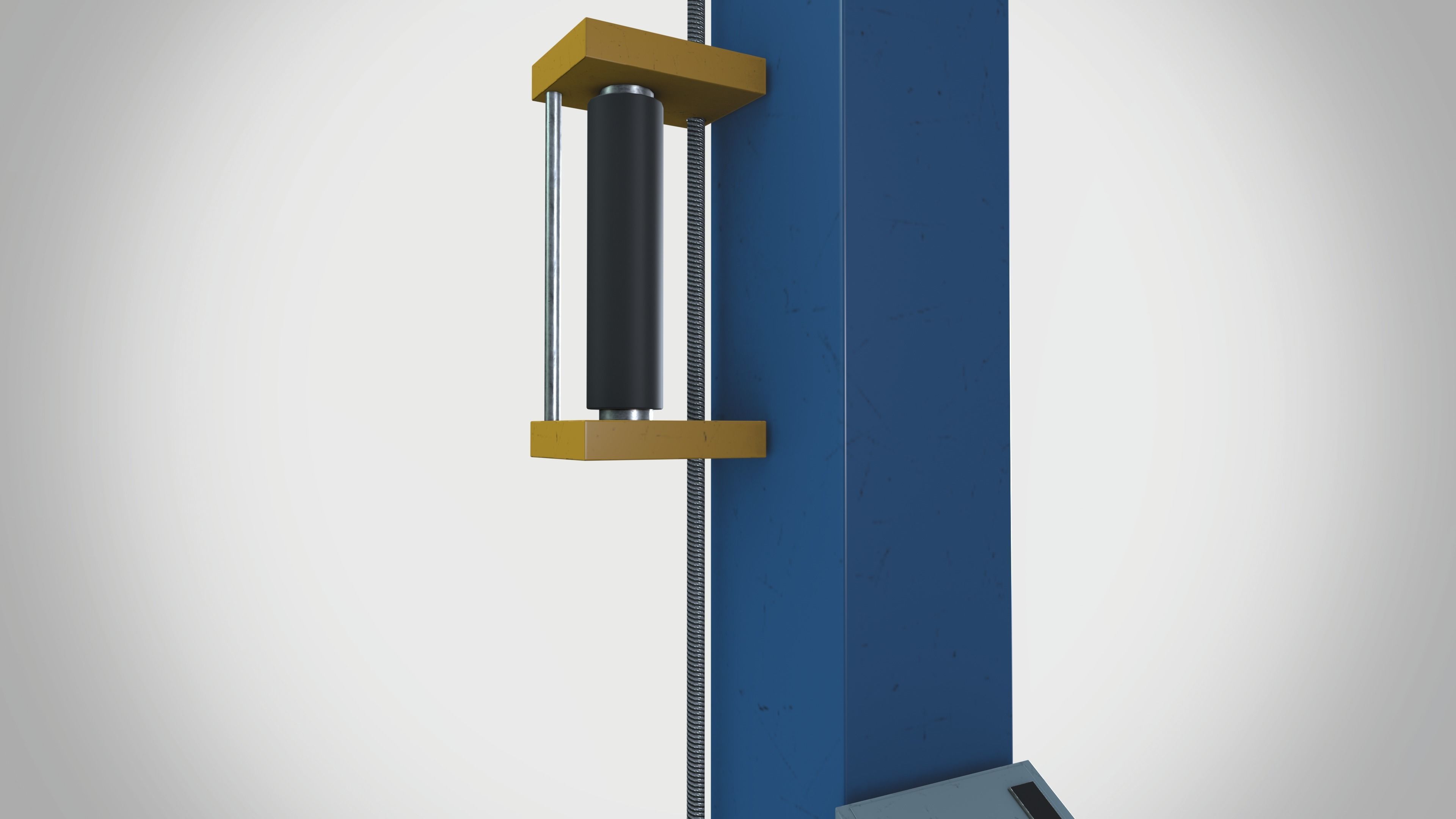 Plastic Wrapping Machine Low-poly 3D model_9