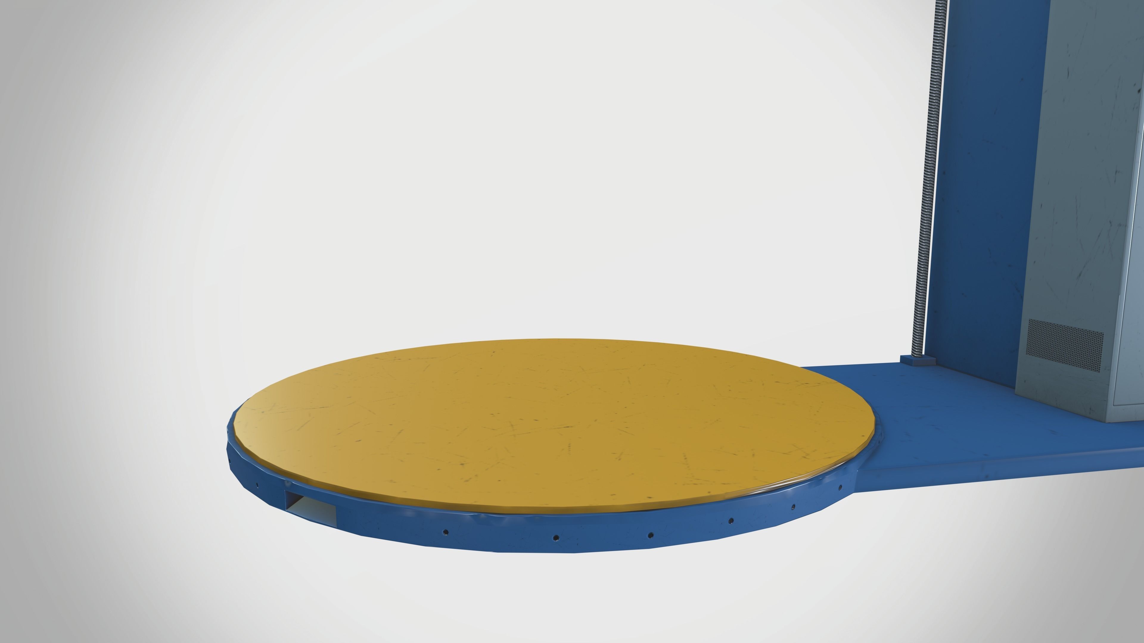 Plastic Wrapping Machine Low-poly 3D model_5