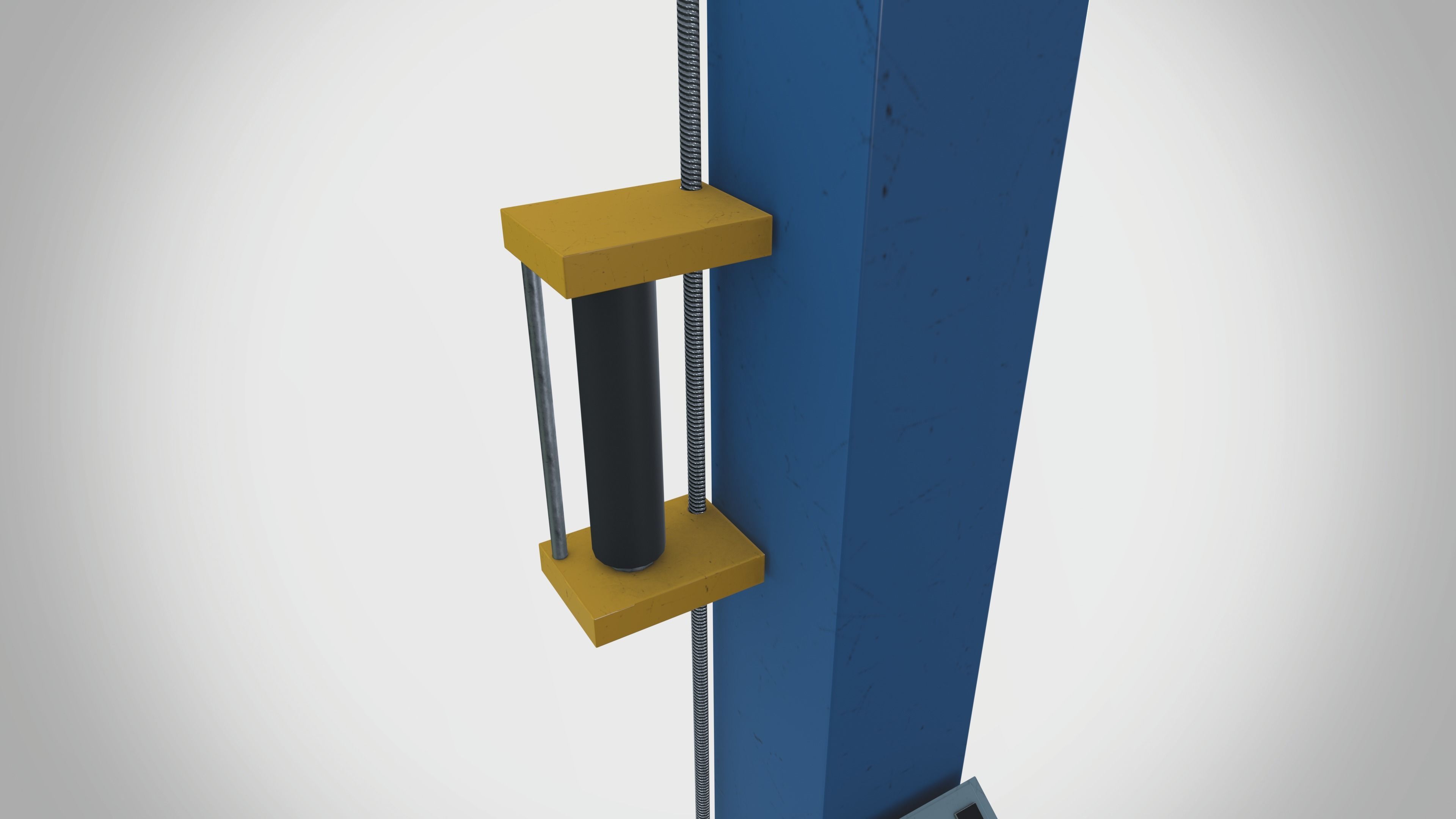 Plastic Wrapping Machine Low-poly 3D model_8