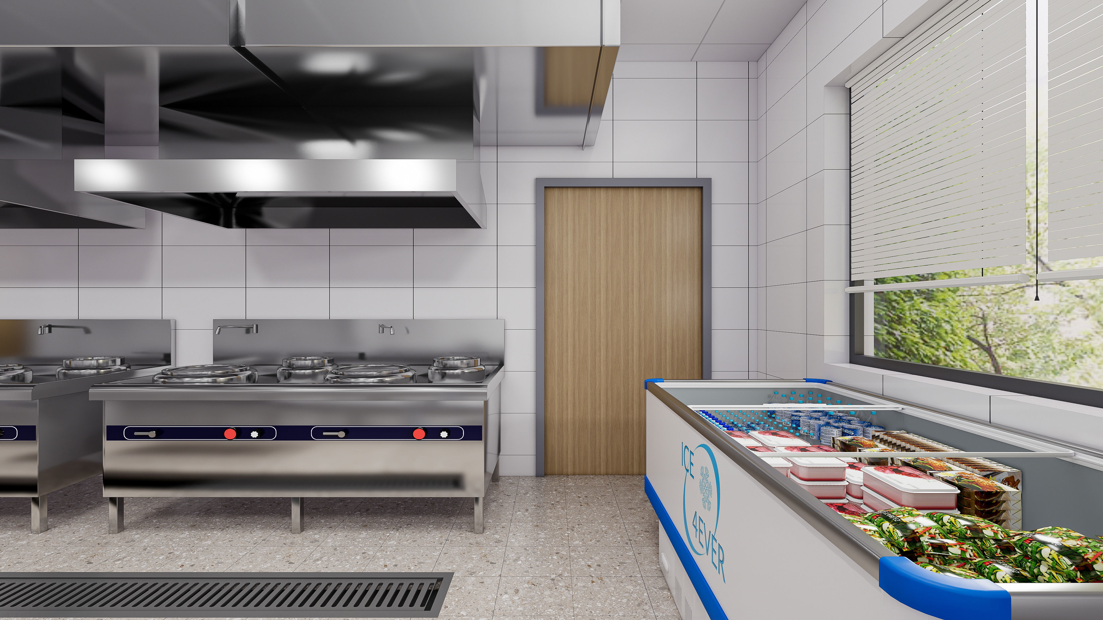 Commercial Kitchen 4 3D model_15