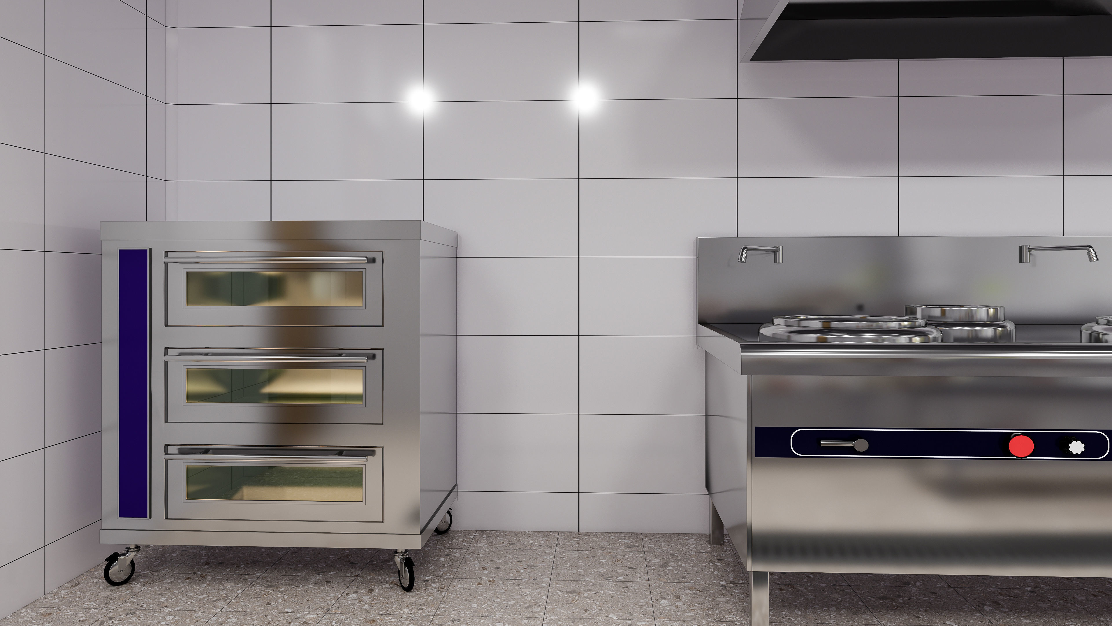 Commercial Kitchen 4 3D model_11