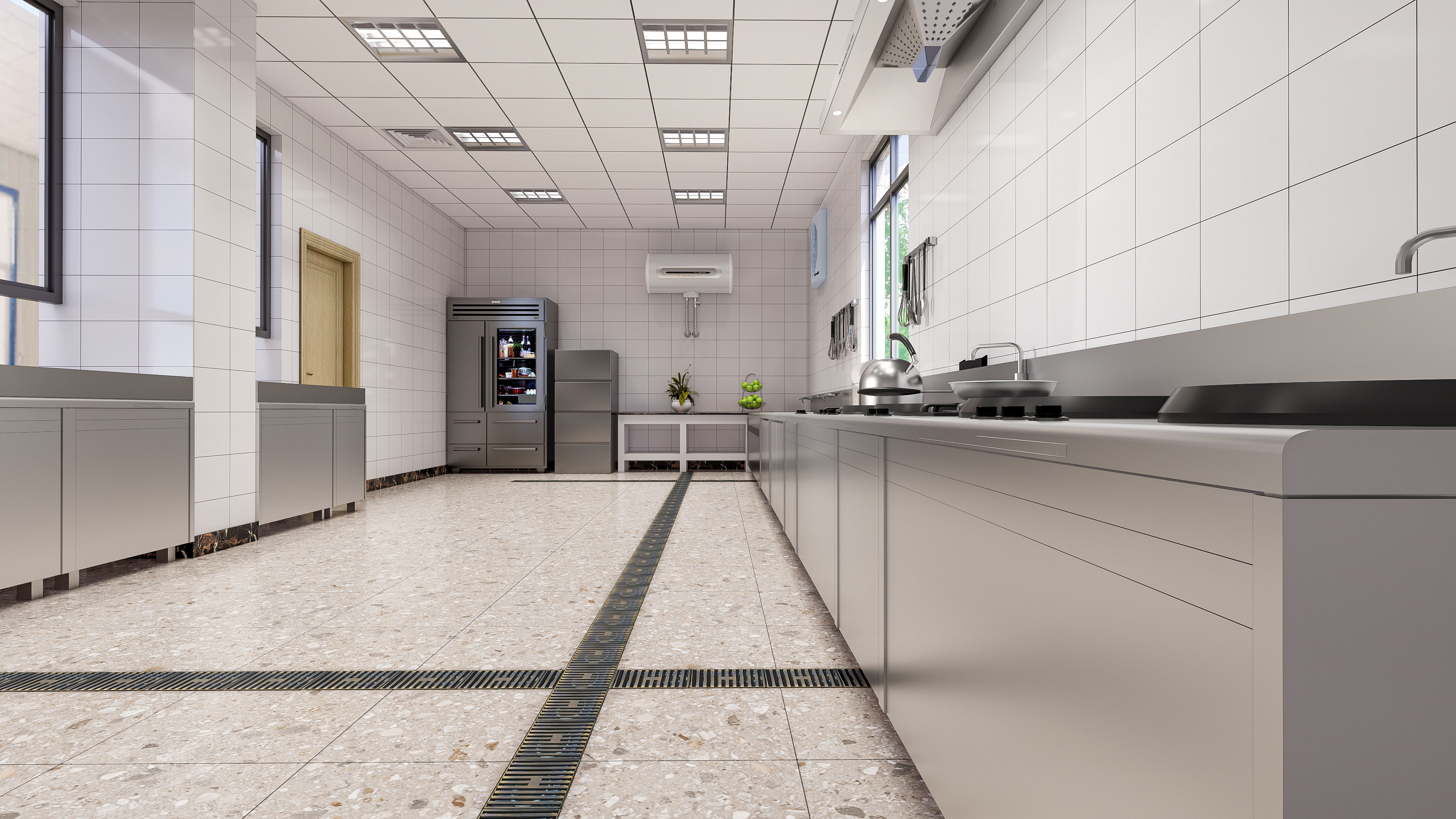 Commercial Kitchen 5 3D model_16