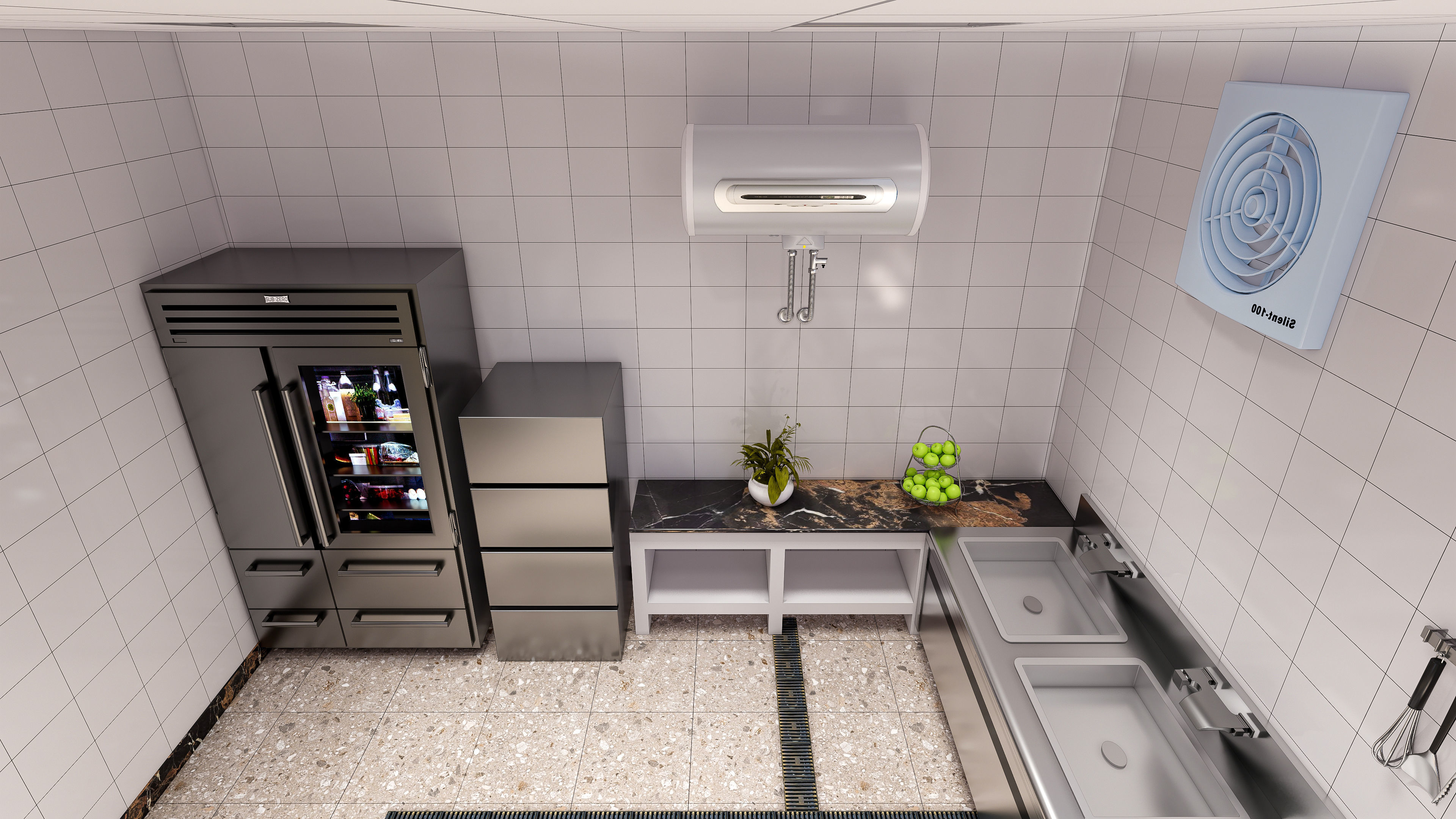 Commercial Kitchen 5 3D model_11