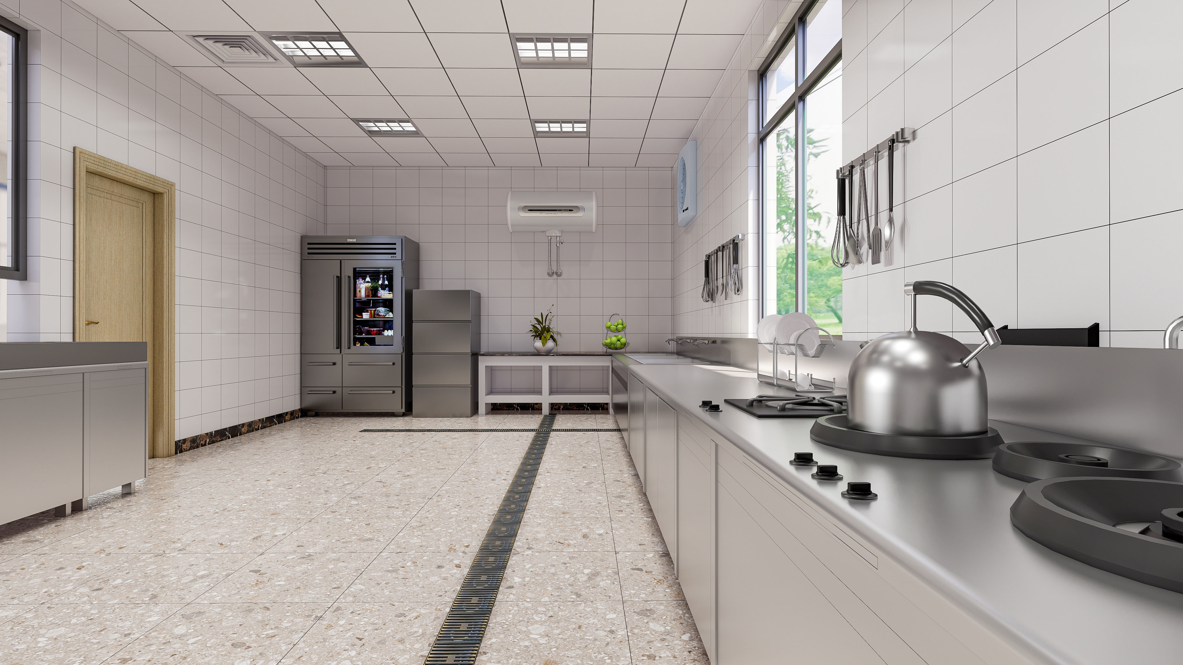 Commercial Kitchen 5 3D model_17