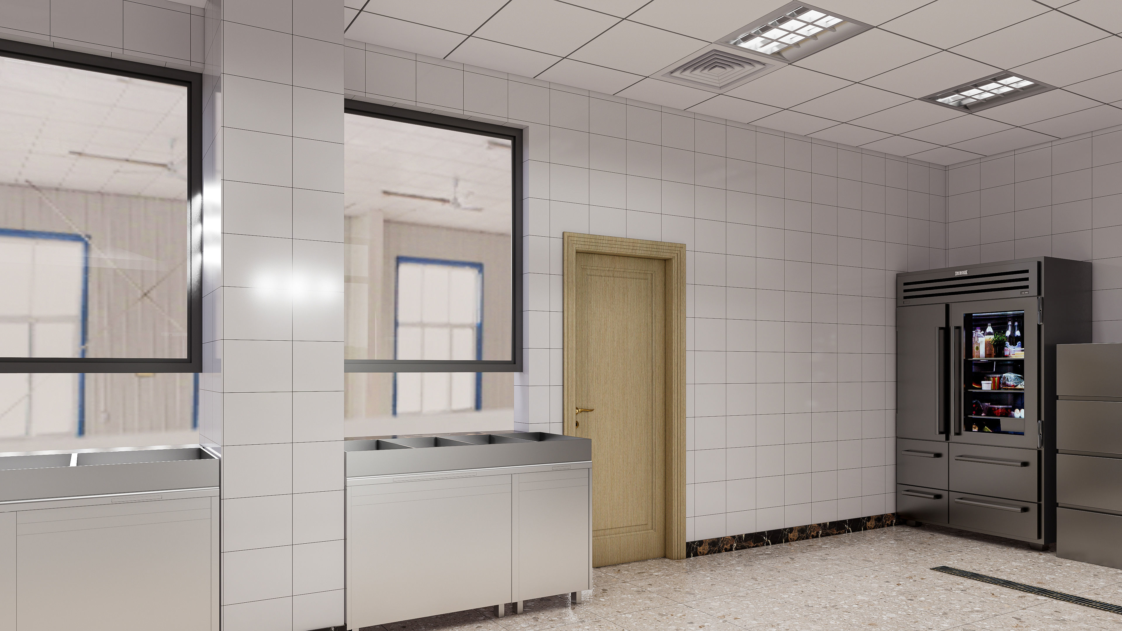 Commercial Kitchen 5 3D model_6