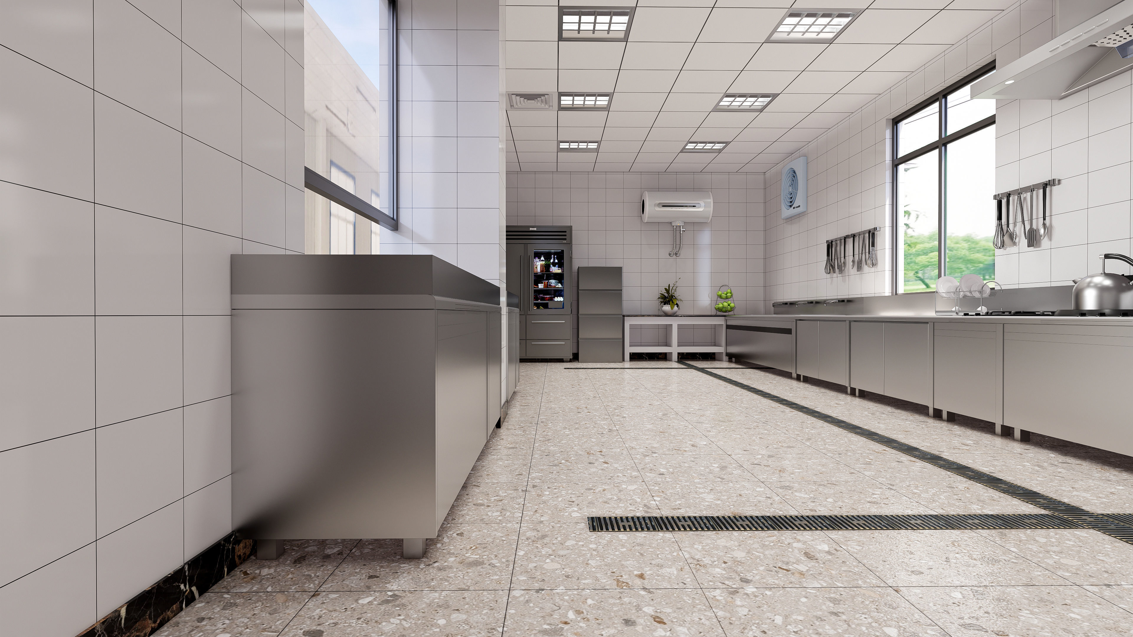 Commercial Kitchen 5 3D model_15