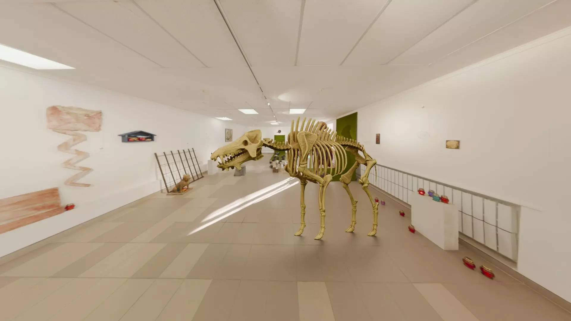 Realistic Mammals Fossil - Entelodont Low-poly 3D model_0