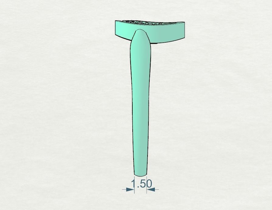 Moon and Stars diamond ring  3D print model_9