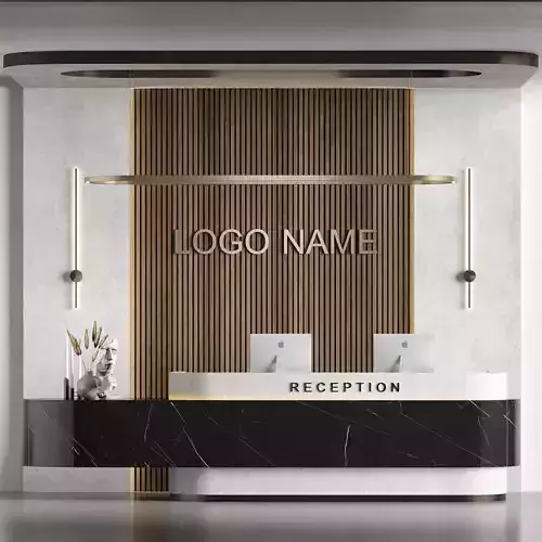 Modern Reception Desk Office Lobby Design 18
