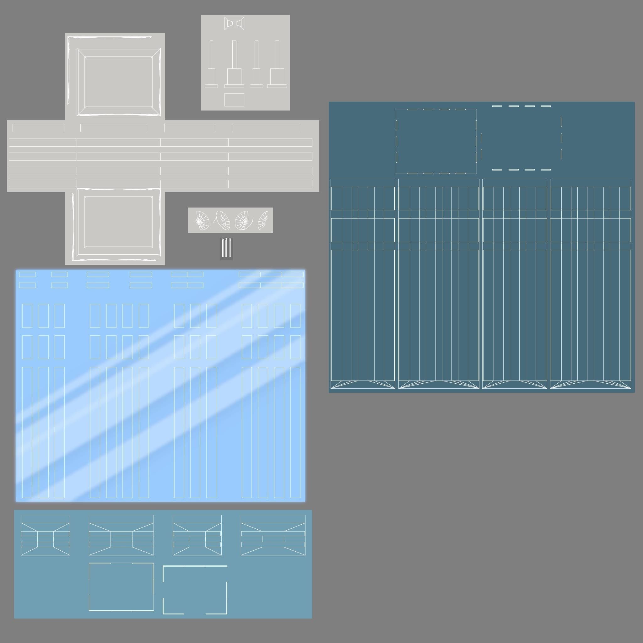 Cartoon Skyscraper Pack Low-poly 3D model_5