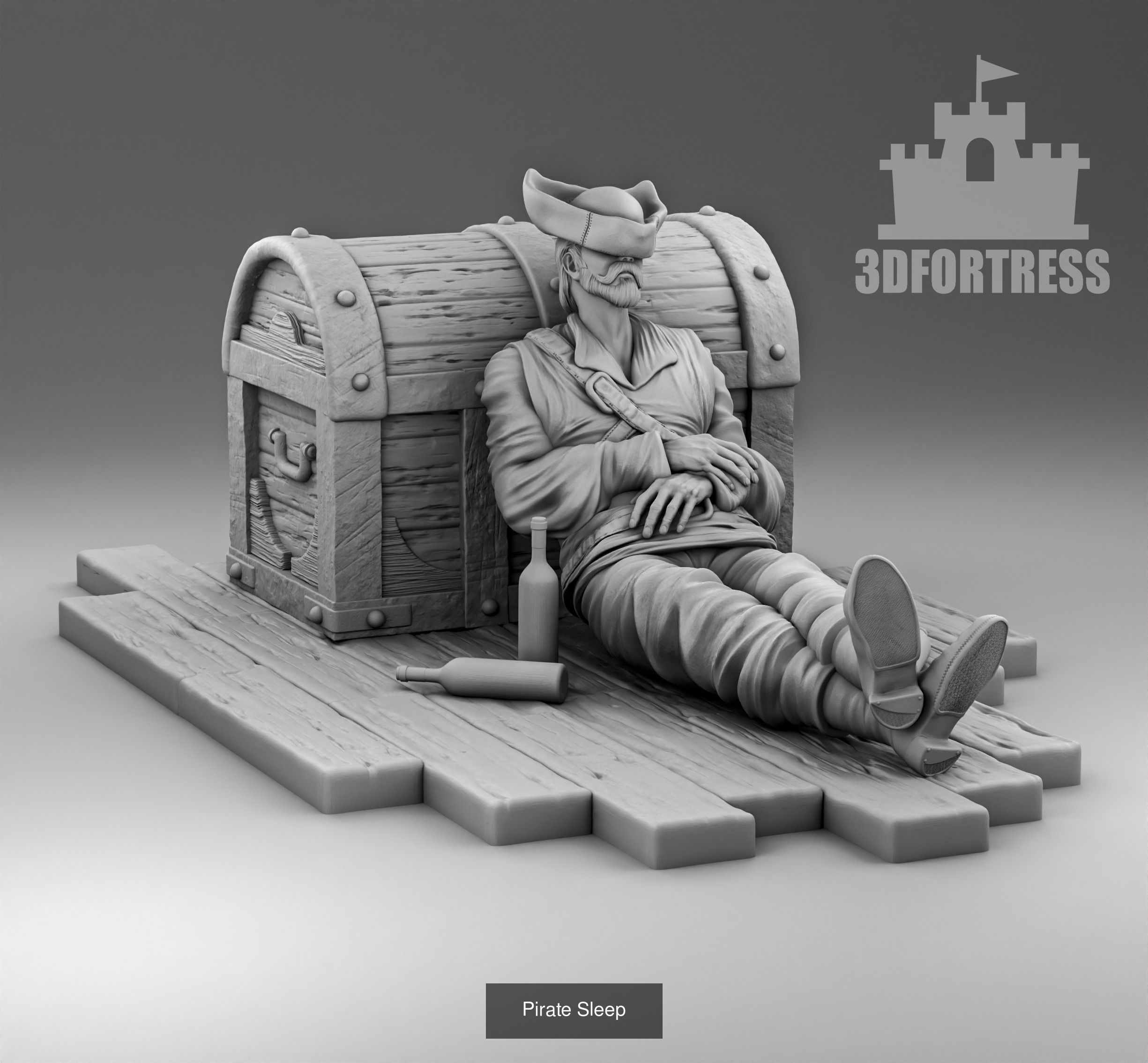 Pirate Island 3D Model Collection_12