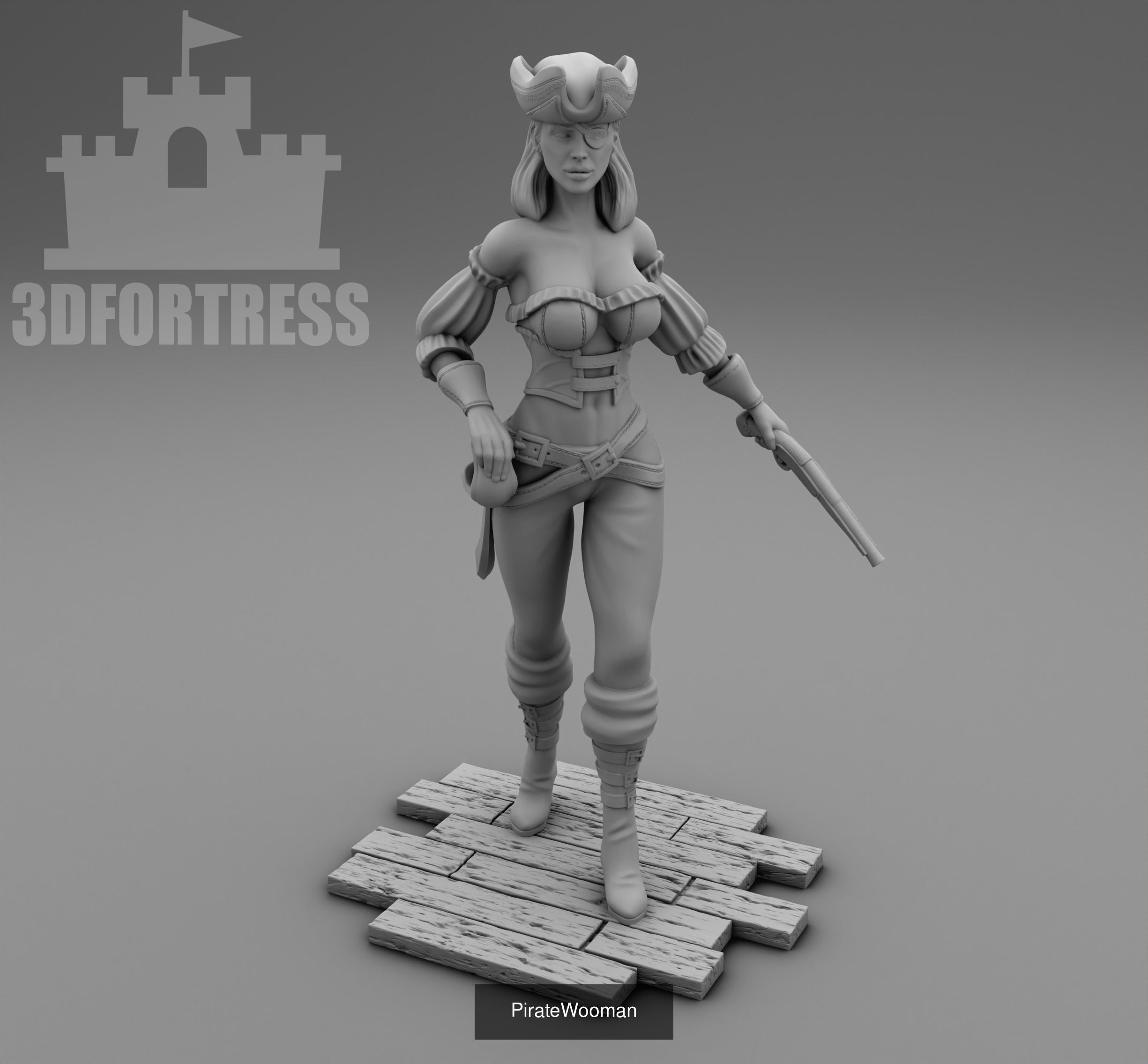 Pirate Island 3D Model Collection_7