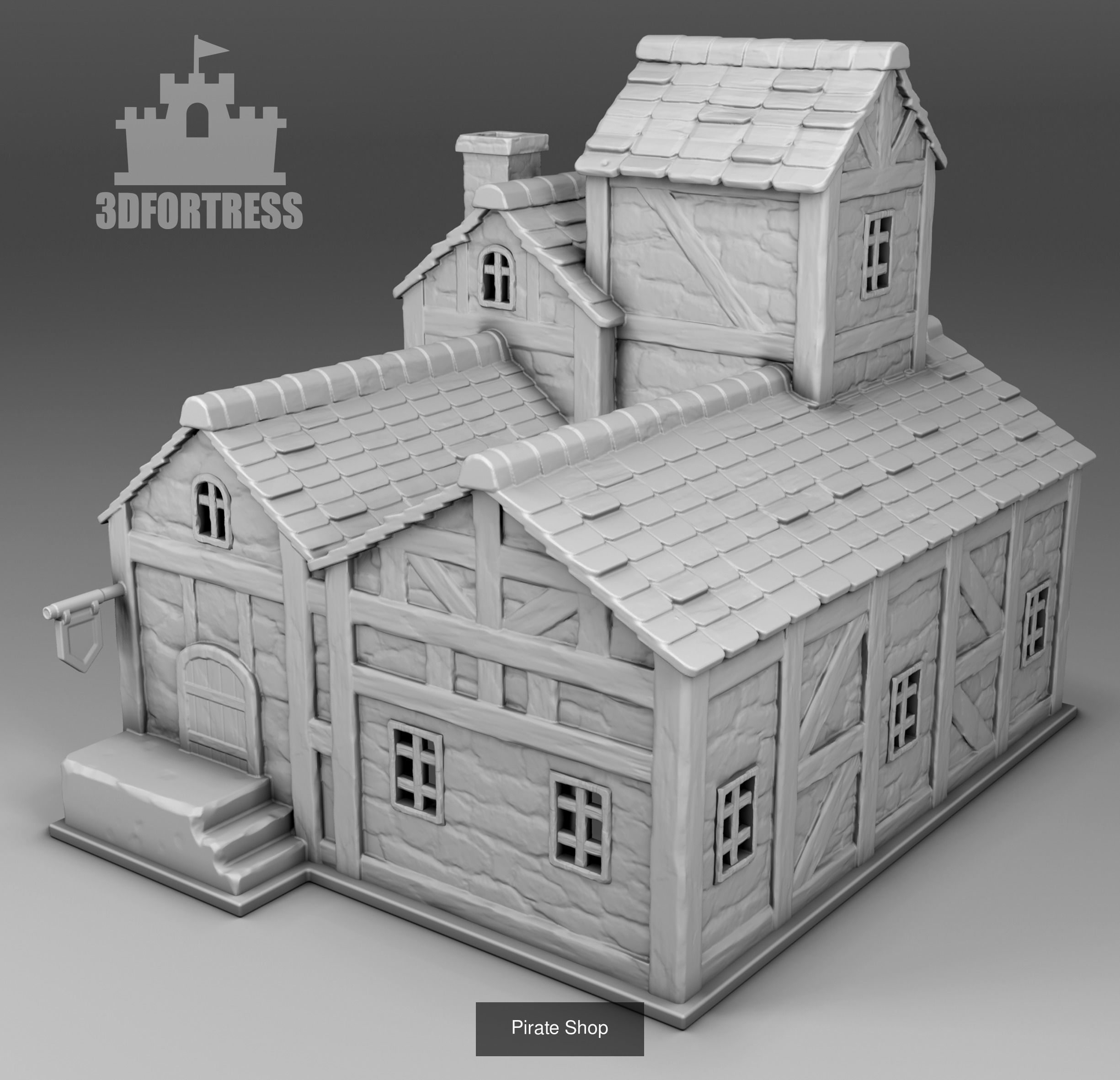 Pirate Island 3D Model Collection_38