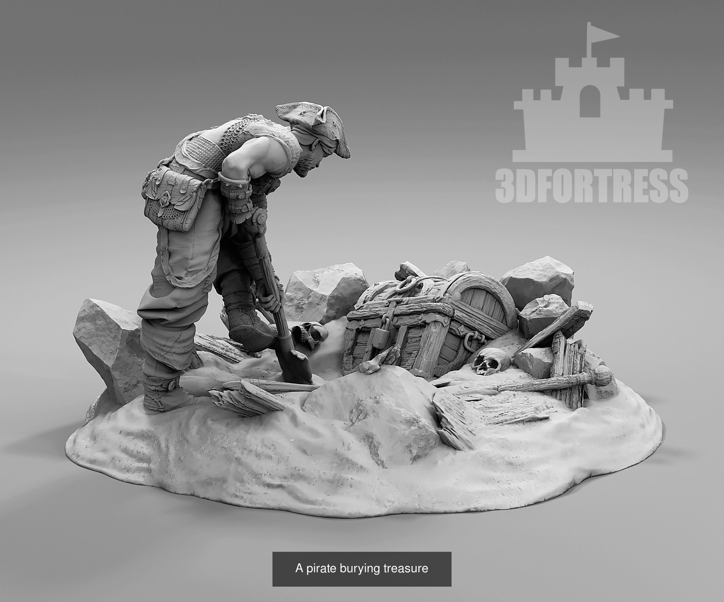 Pirate Island 3D Model Collection_24