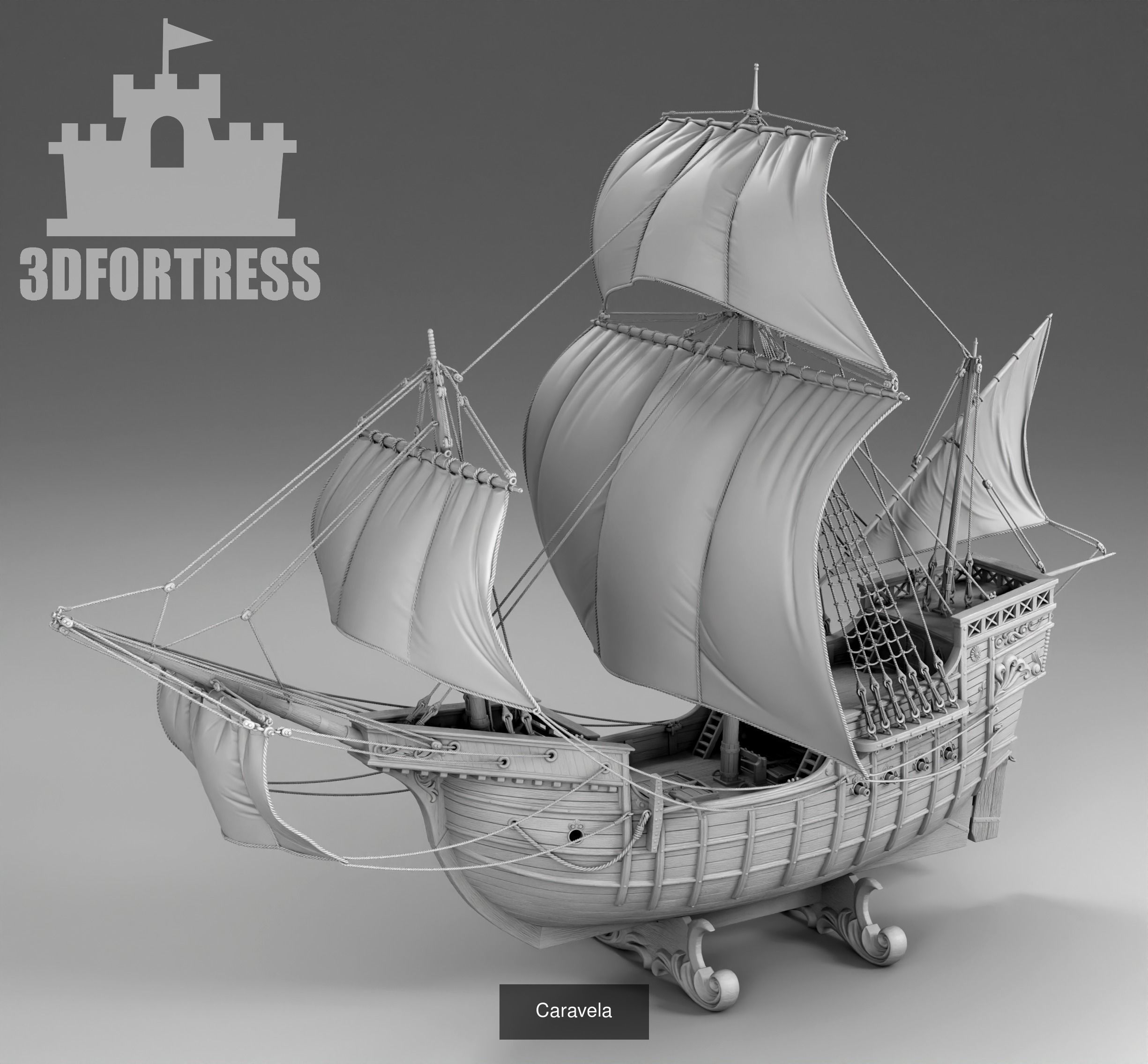 Pirate Island 3D Model Collection_29