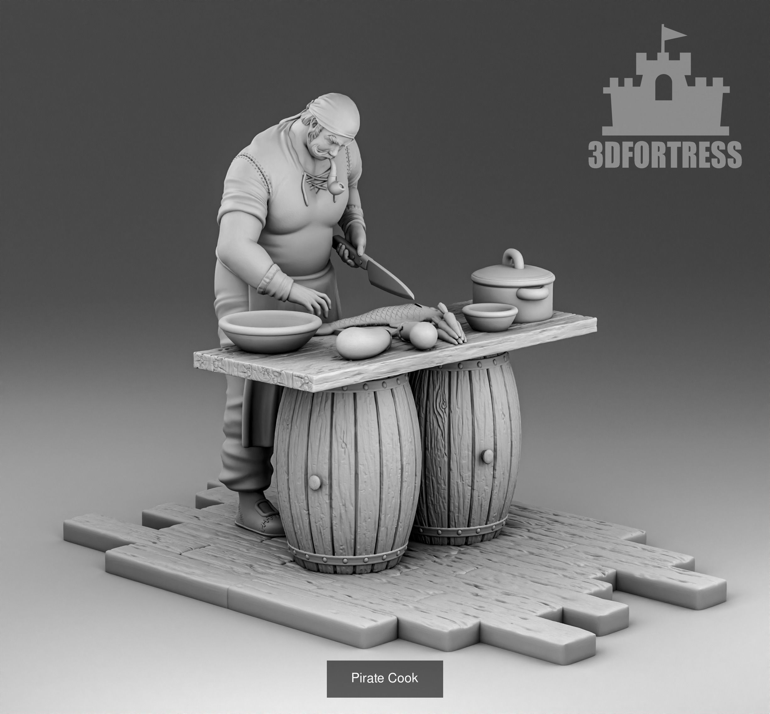 Pirate Island 3D Model Collection_15