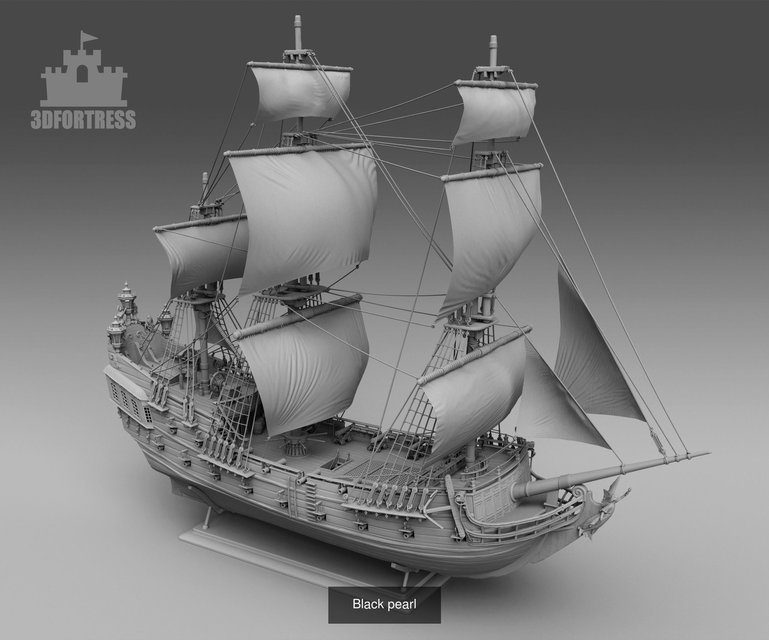 Pirate Island 3D Model Collection_30
