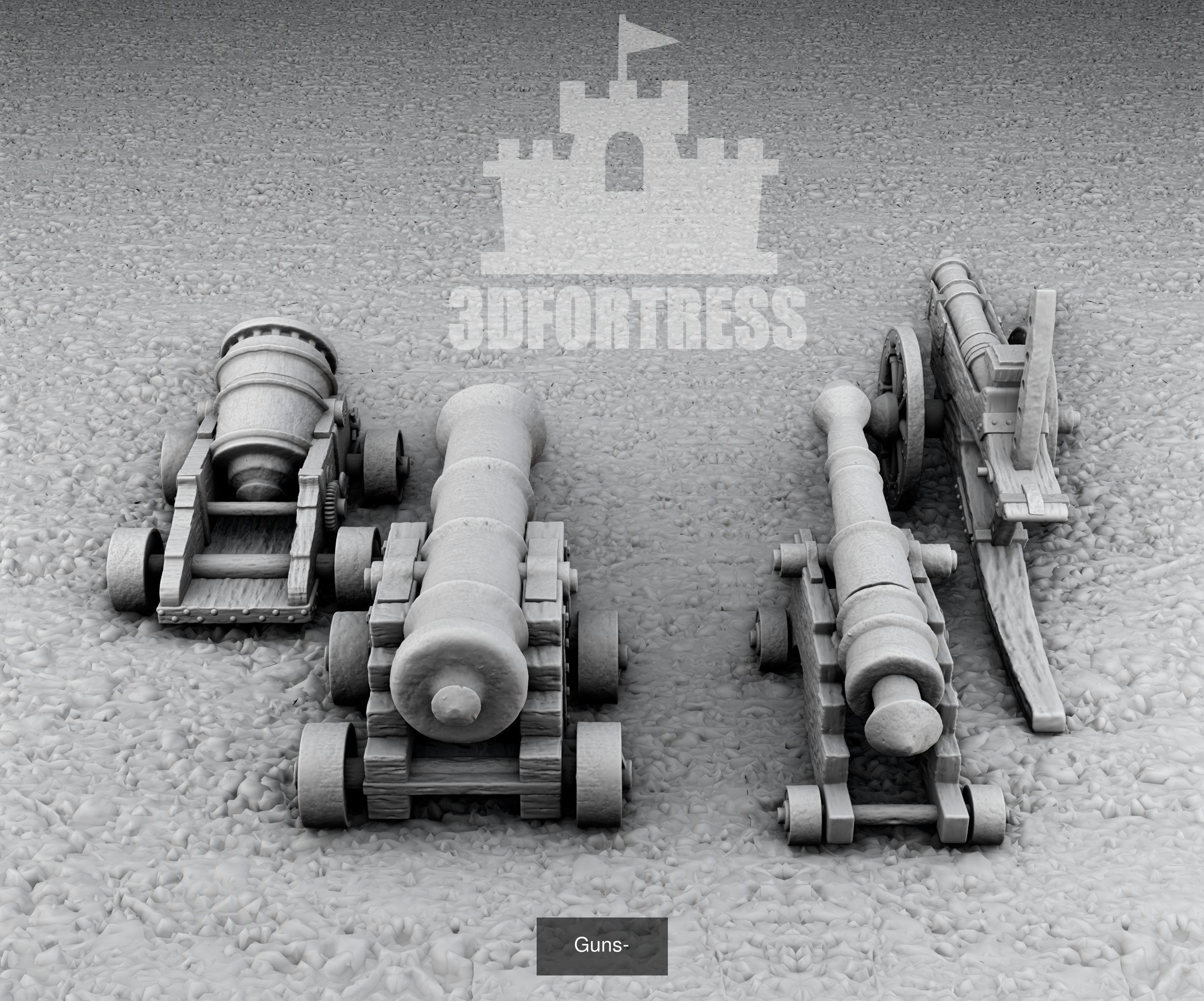 Pirate Island 3D Model Collection_27