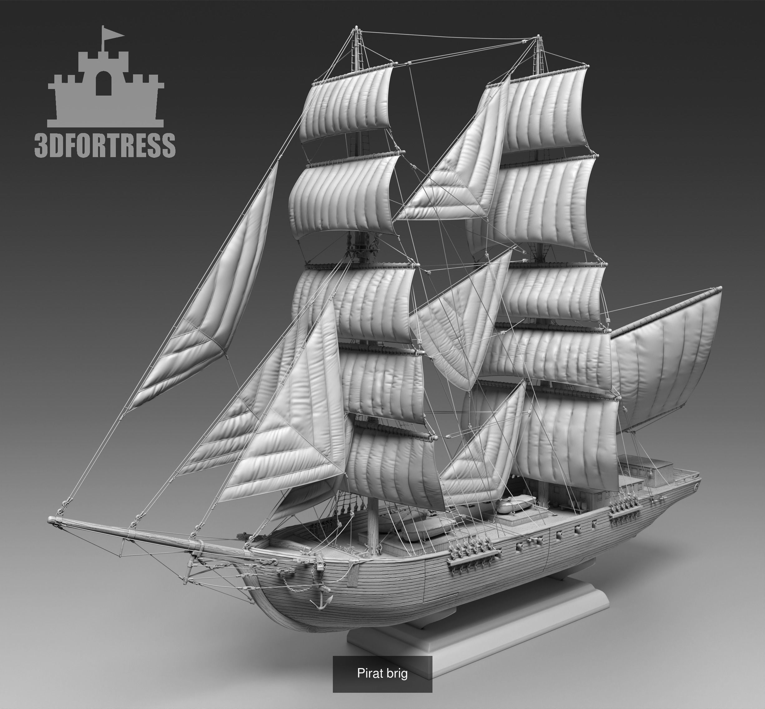 Pirate Island 3D Model Collection_26