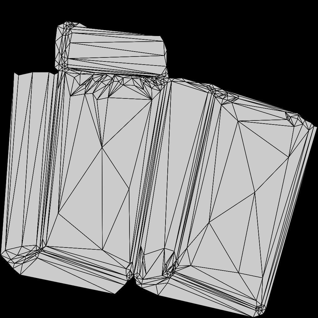 Modern L-Shaped Sofa - Low Poly 3D Model Low-poly 3D model_10