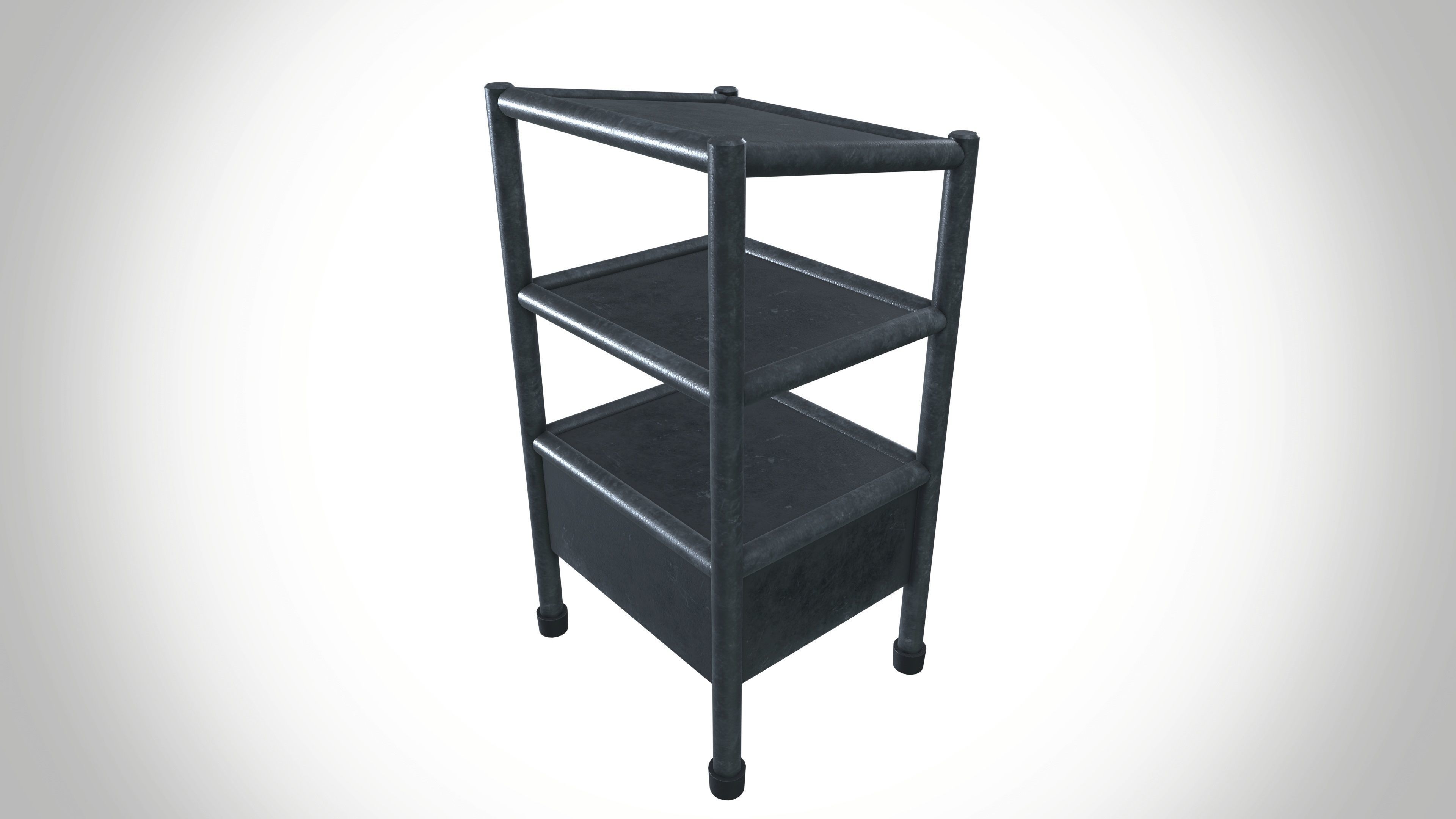 Assets table Low-poly 3D model_4