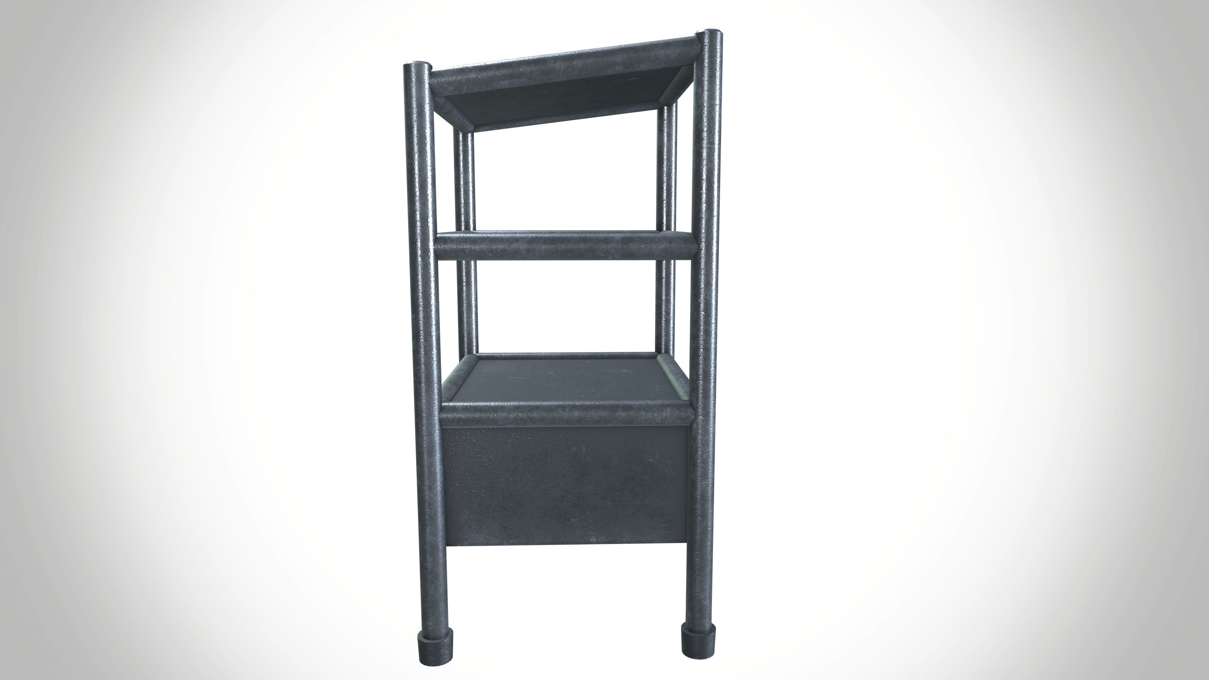 Assets table Low-poly 3D model_7