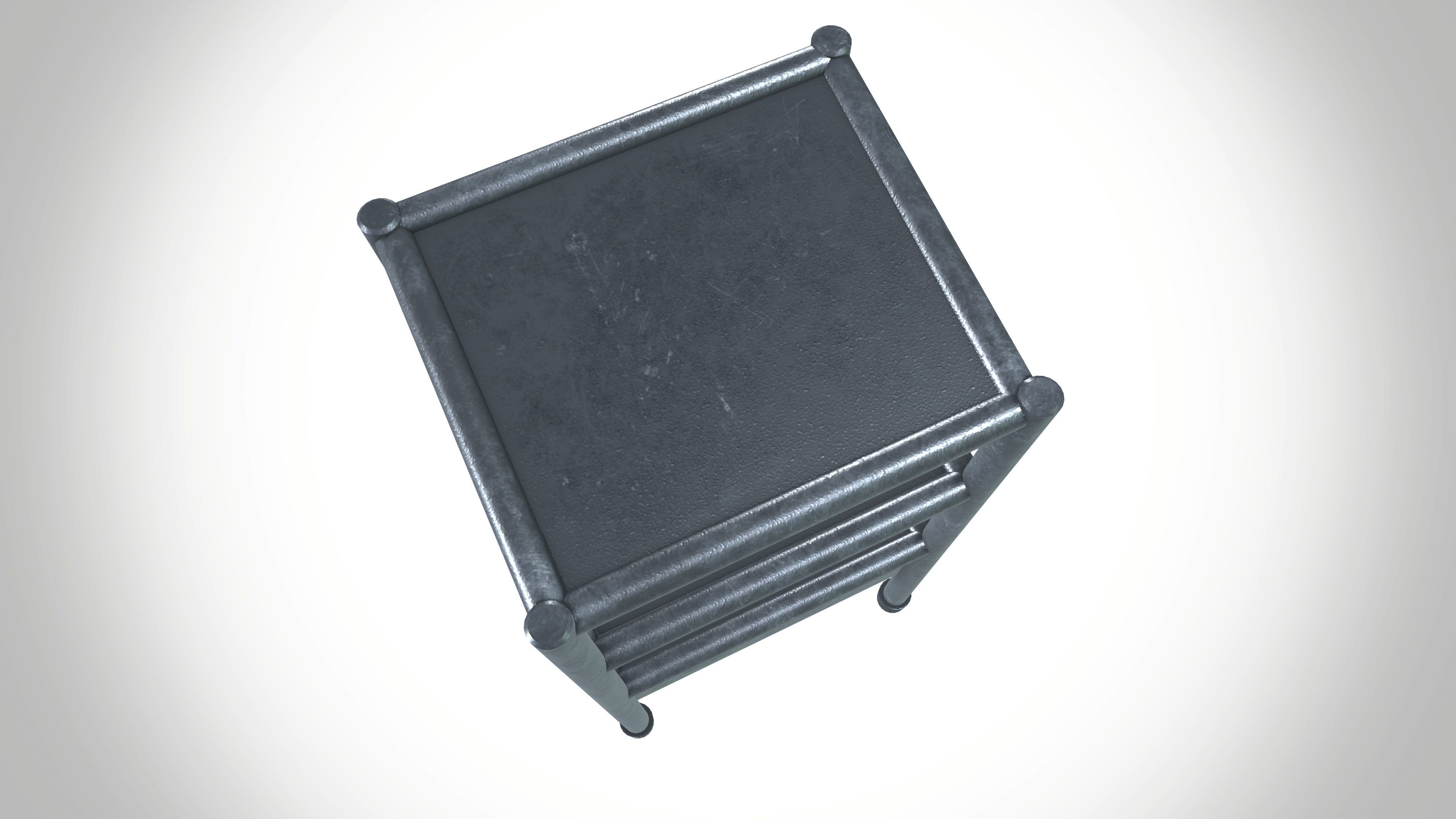 Assets table Low-poly 3D model_5