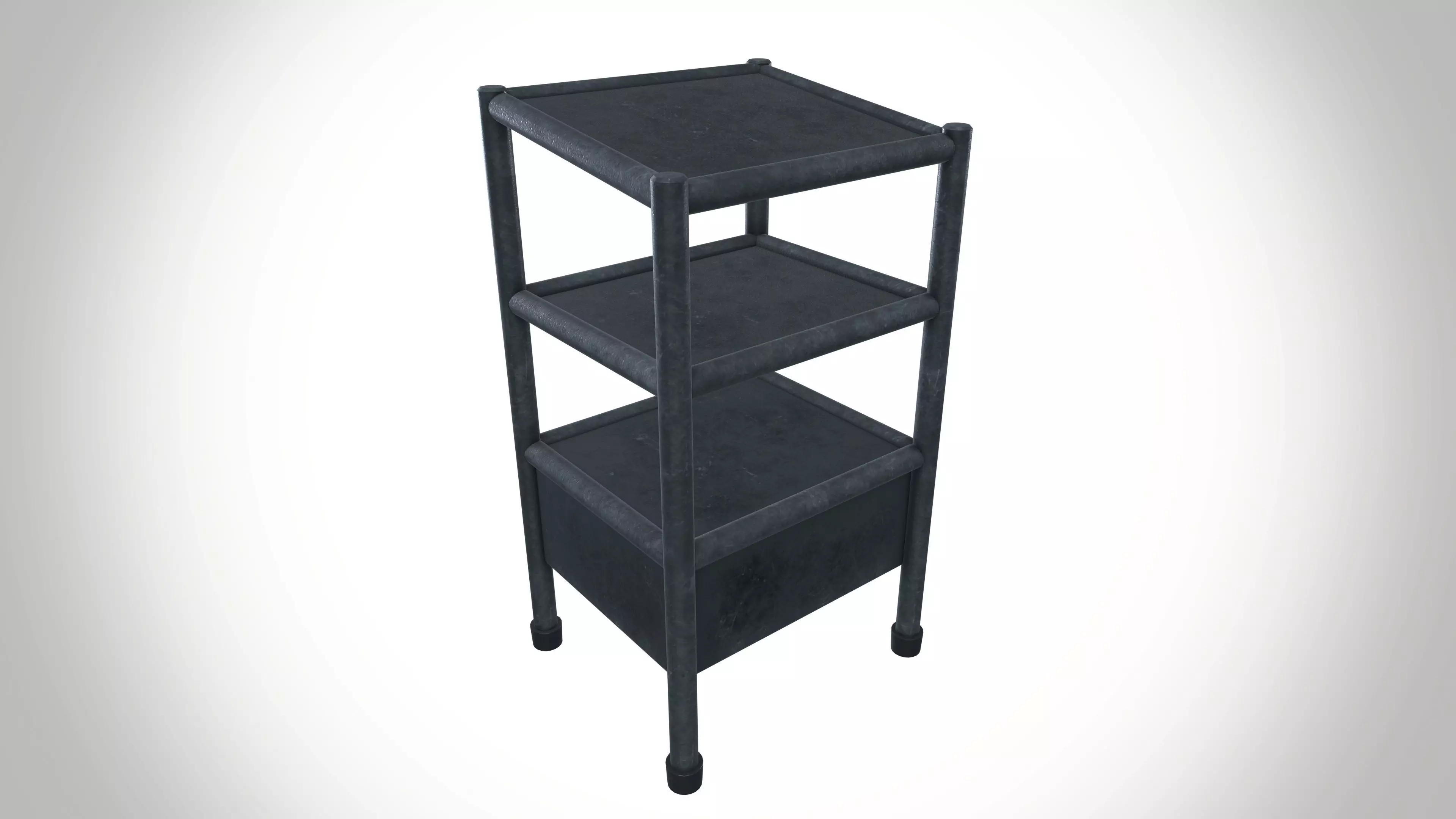 Assets table Low-poly 3D model_0