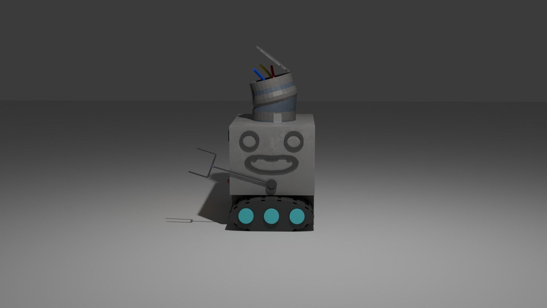 Neptr Low-poly 3D model_1