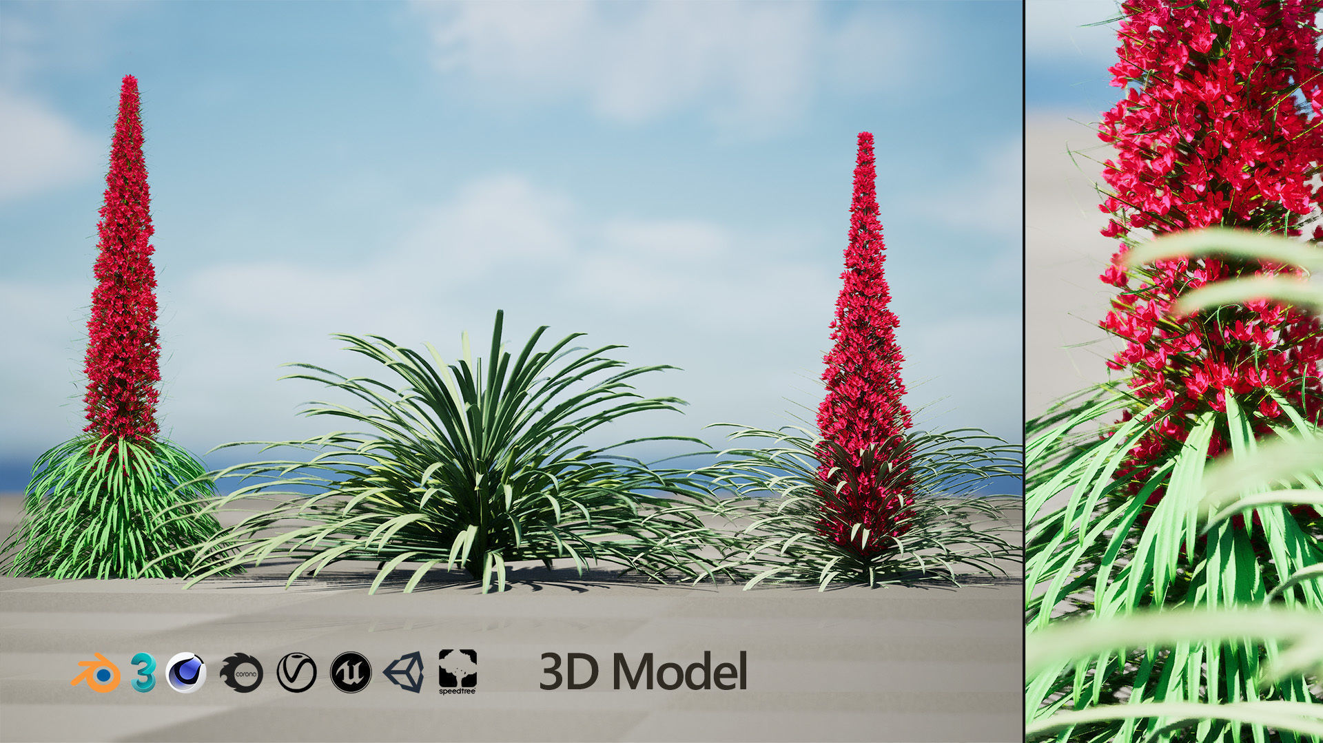 Towers of Jewels 3D Model Low-poly 3D model_2