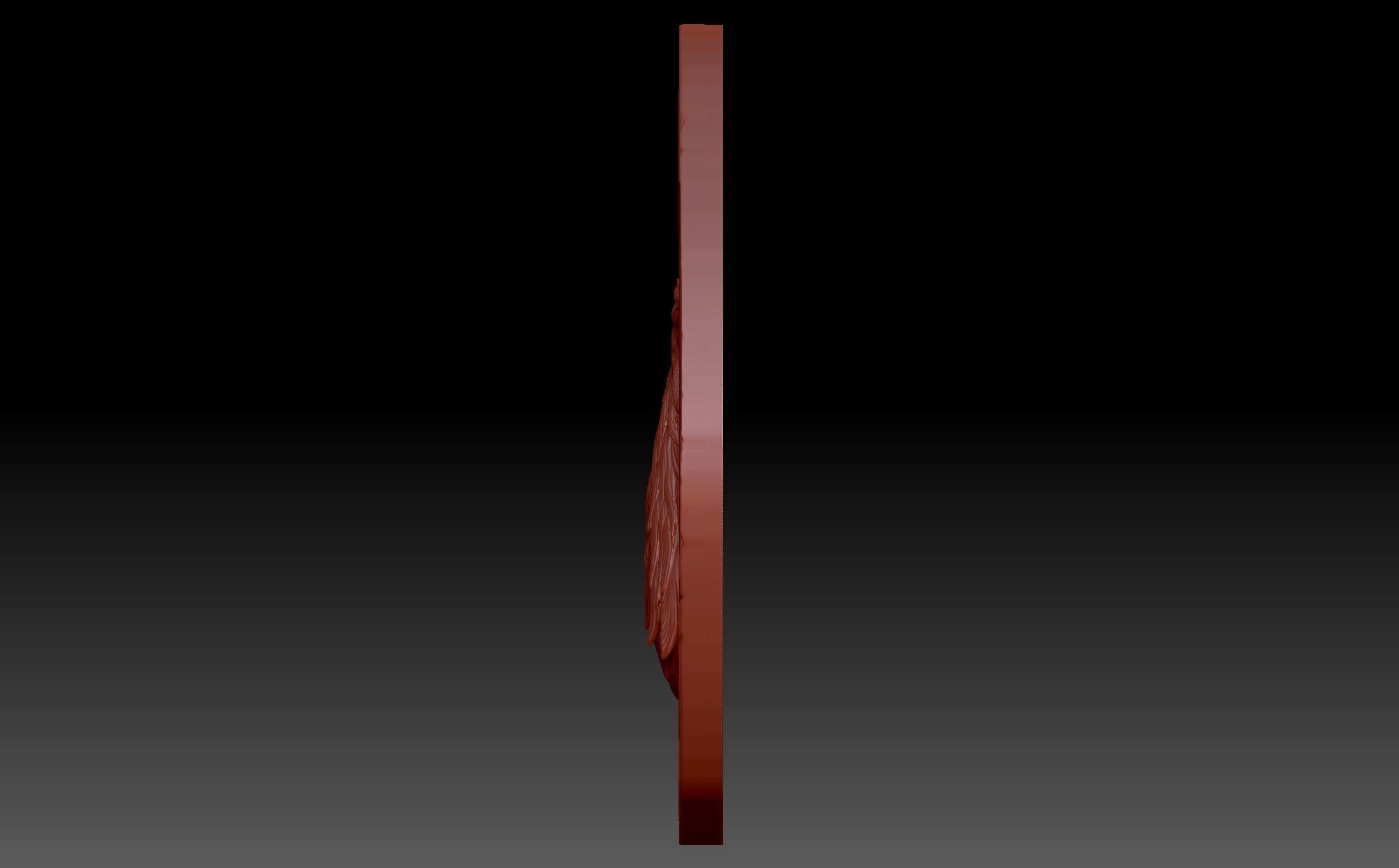 Serious chicken 3D print model_2