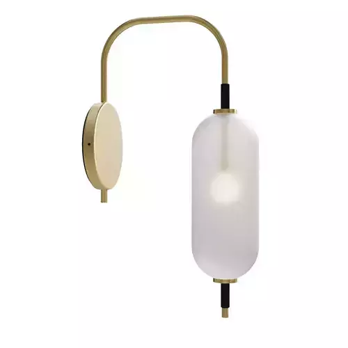 Coil and drift pierce sconce 3D model